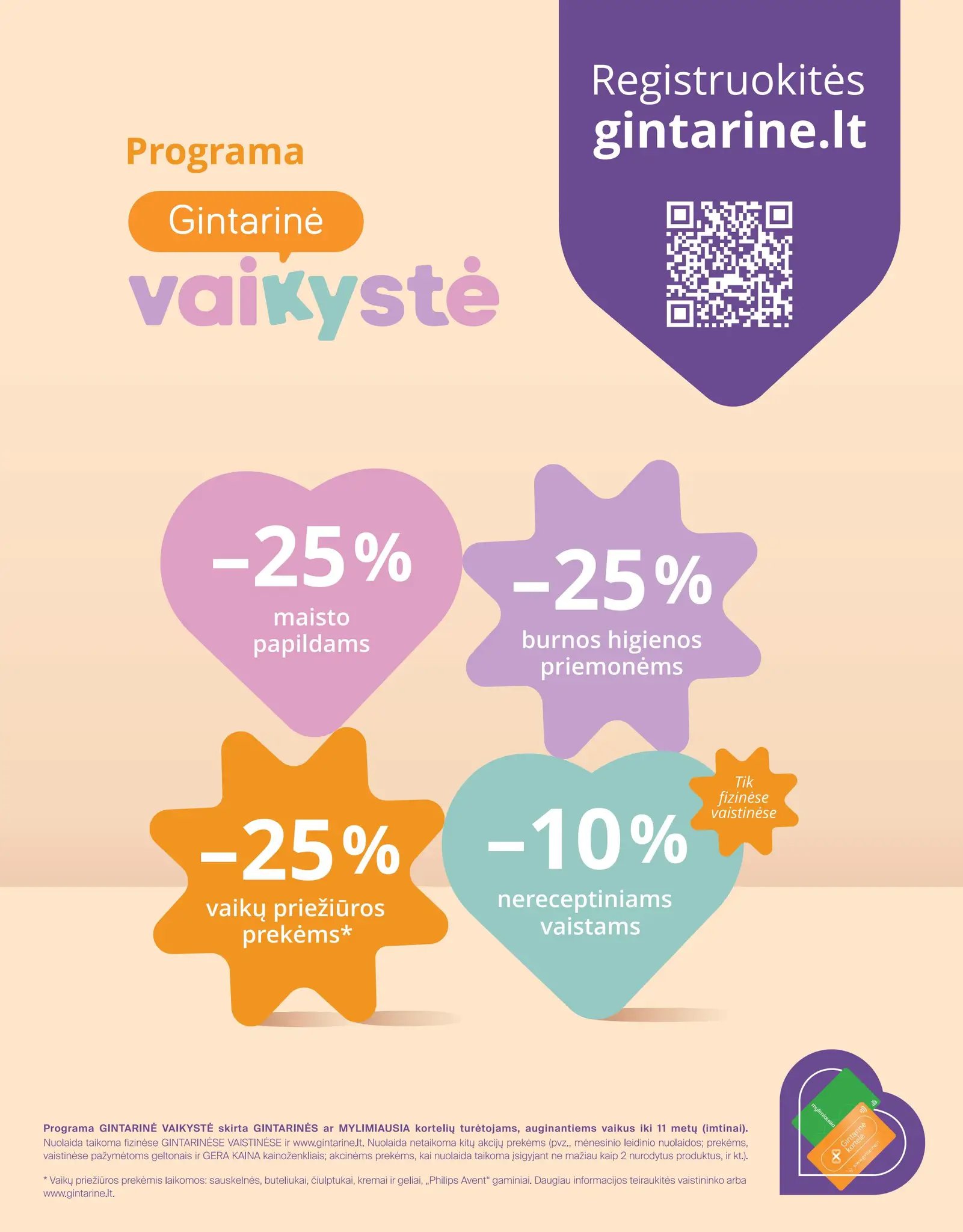 GINTARINĖS vaistinės akcijų ir nuolaidų leidinys 2025.06.01 - 2025.06.30