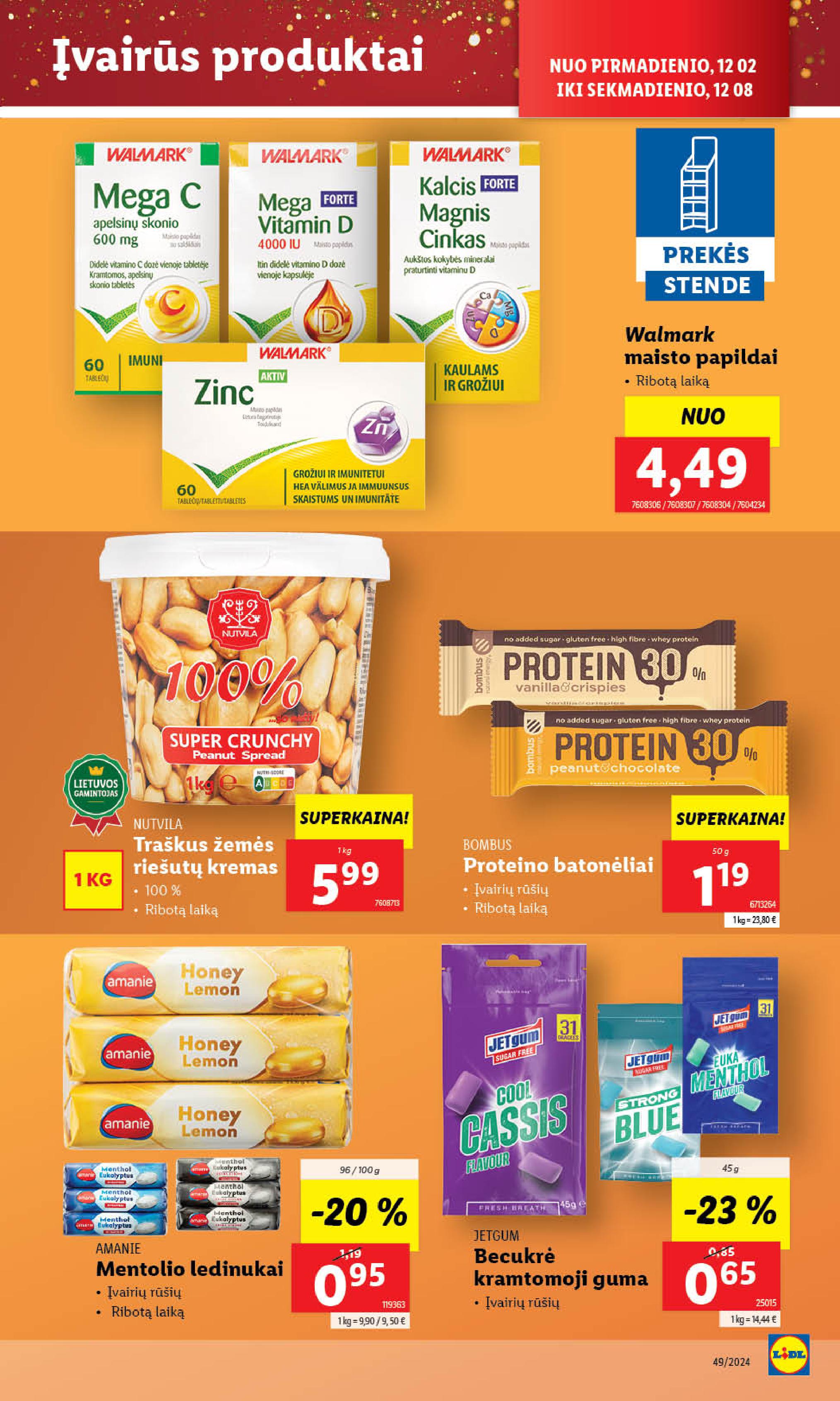 Naujausias LIDL kaininis katalogas 2024.12.02 - 2024.12.08