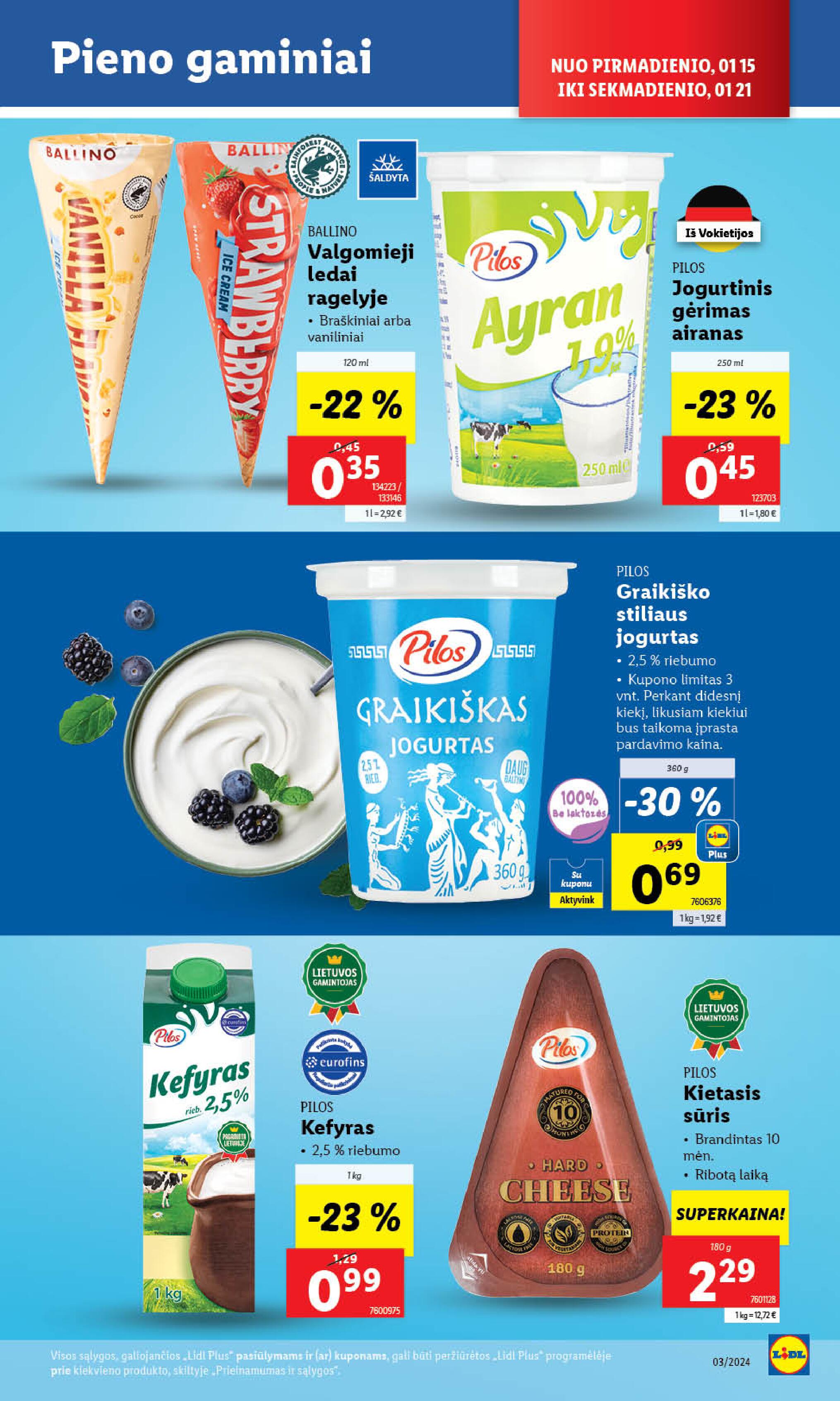 Naujausias LIDL kaininis katalogas 2024.01.15 - 2024.01.21