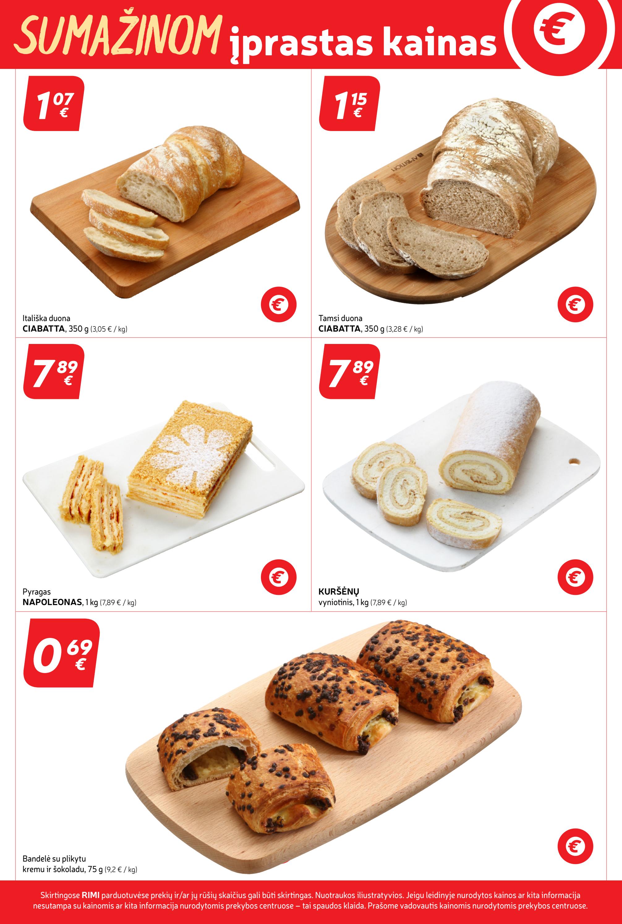 RIMI sumažintų kainų katalogas "Gera kaina kasdien"