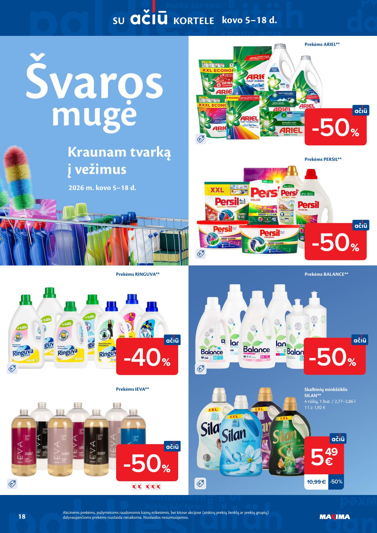 Naujausias MAXIMA kaininis katalogas 2026.03.10 - 2026.03.16