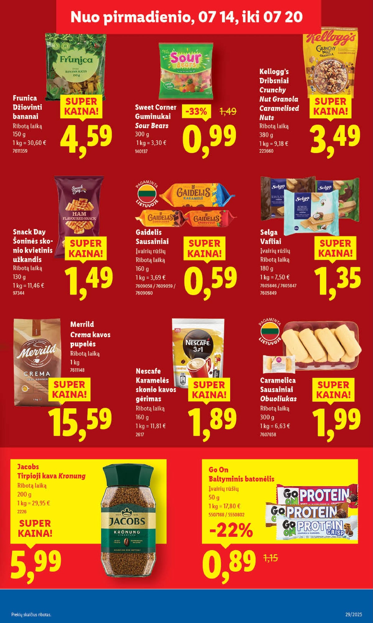 Naujausias LIDL kaininis katalogas 2025.07.14 - 2025.07.20