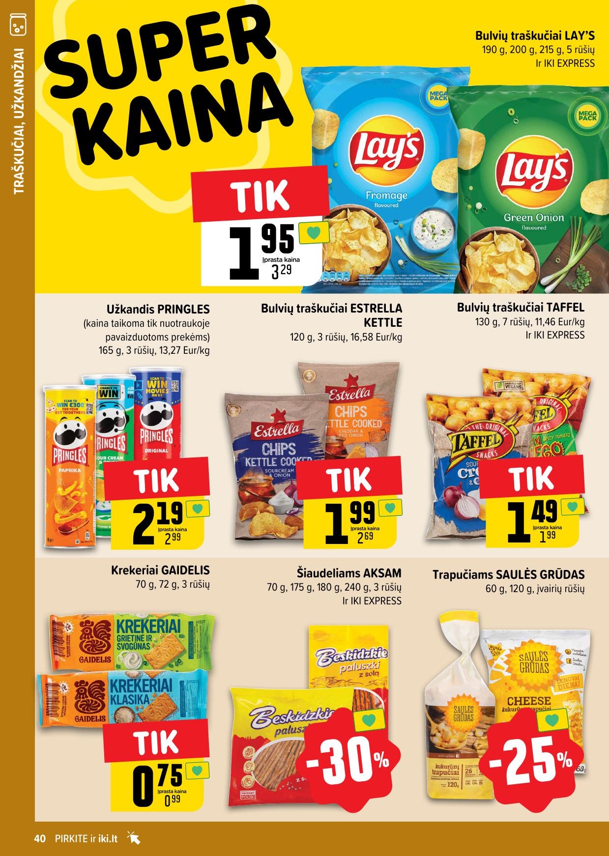 Naujausias IKI kaininis katalogas 2024.08.19 - 2024.08.25