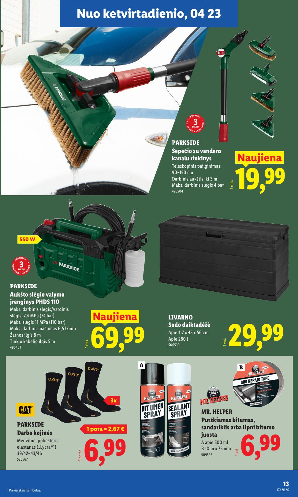 LIDL ne maisto prekių leidinys 2026.04.20 - 2026.04.26