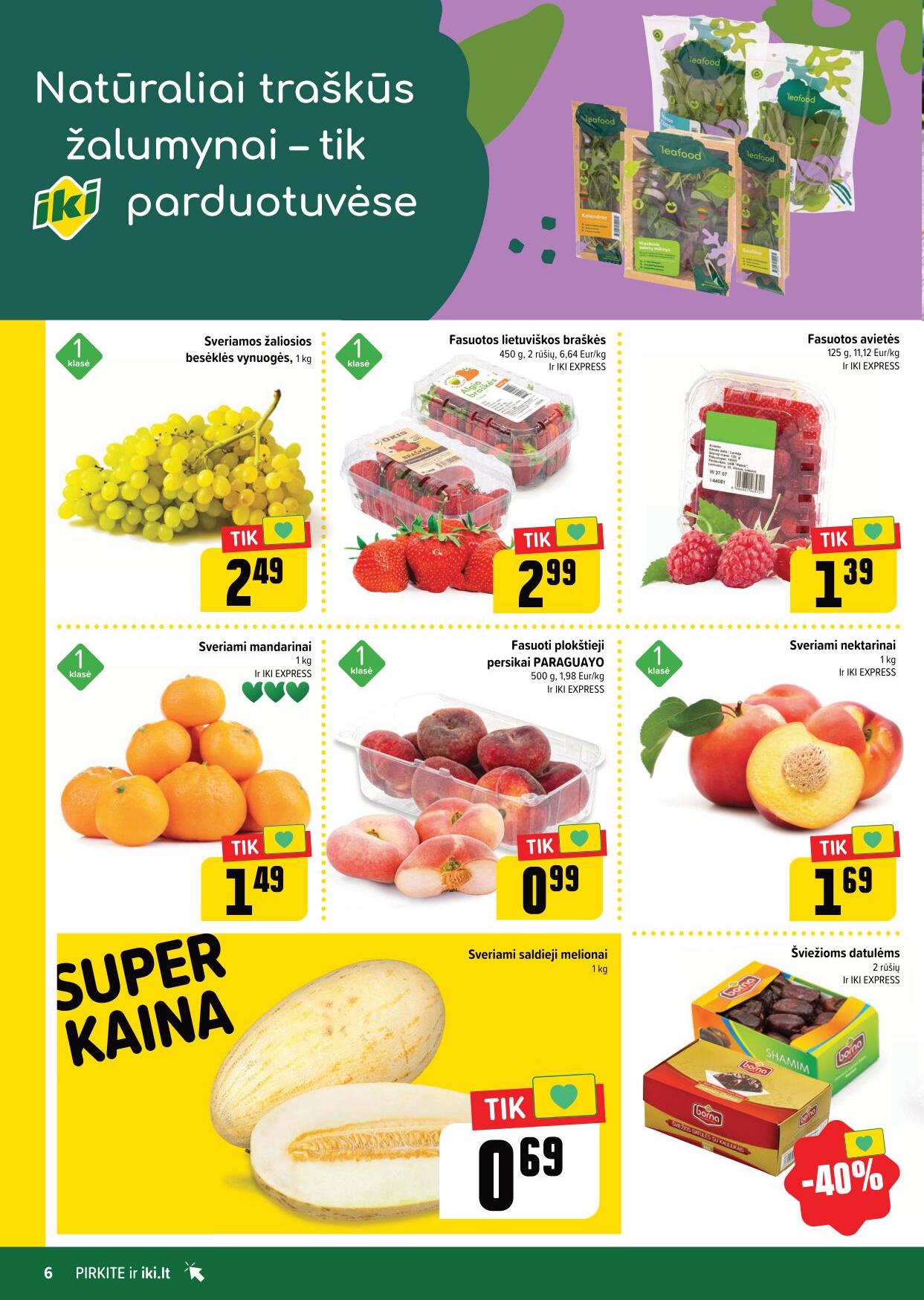 Naujausias IKI kaininis katalogas 2023.07.31 - 2023.08.06