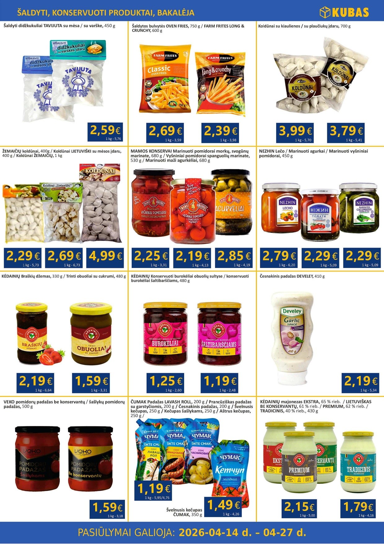 Naujas KUBAS leidinys nuo 2026.04.14 iki 2026.04.27