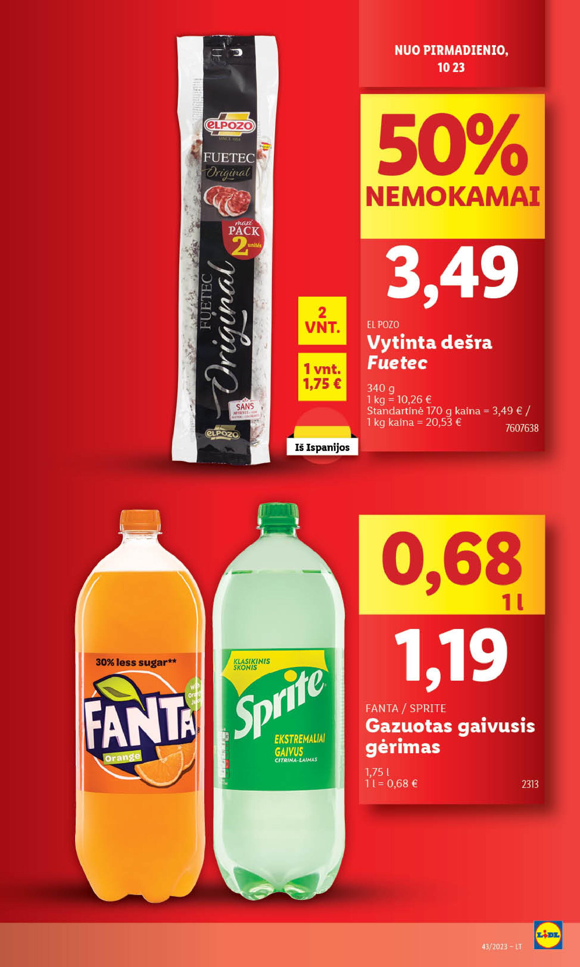 Naujausias LIDL kaininis katalogas 2023.10.23 - 2023.10.29