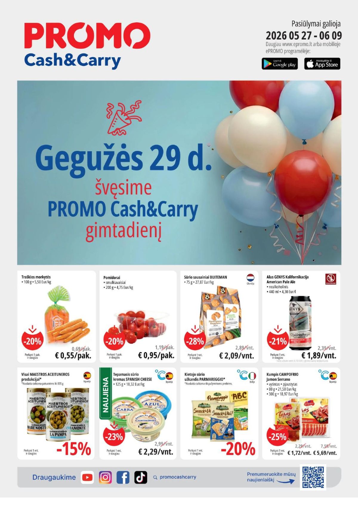 Naujas PROMO Cash&Carry leidinys nuo 2026.05.27 iki 2026.06.09