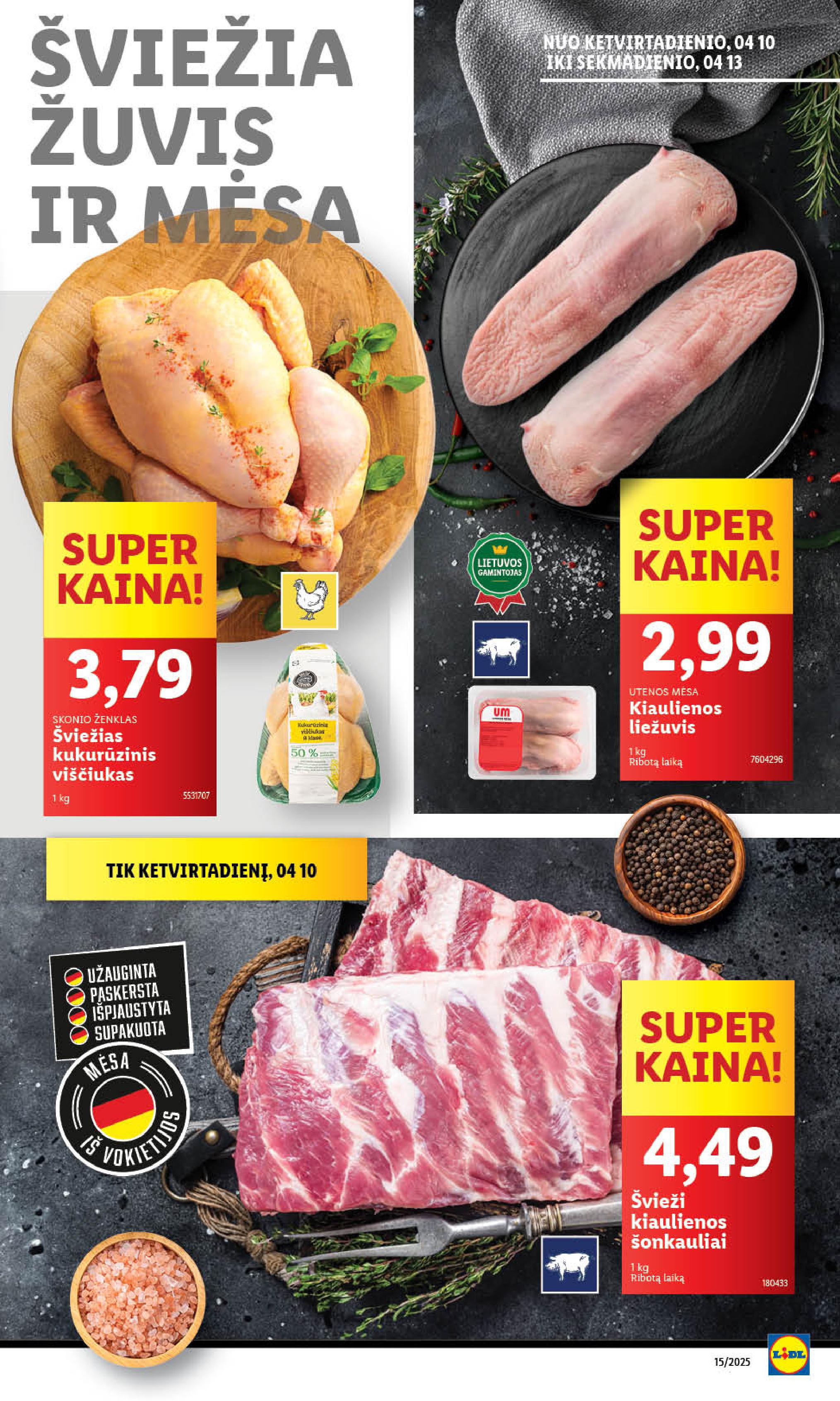 Naujausias LIDL kaininis katalogas 2025.04.07 - 2025.04.13