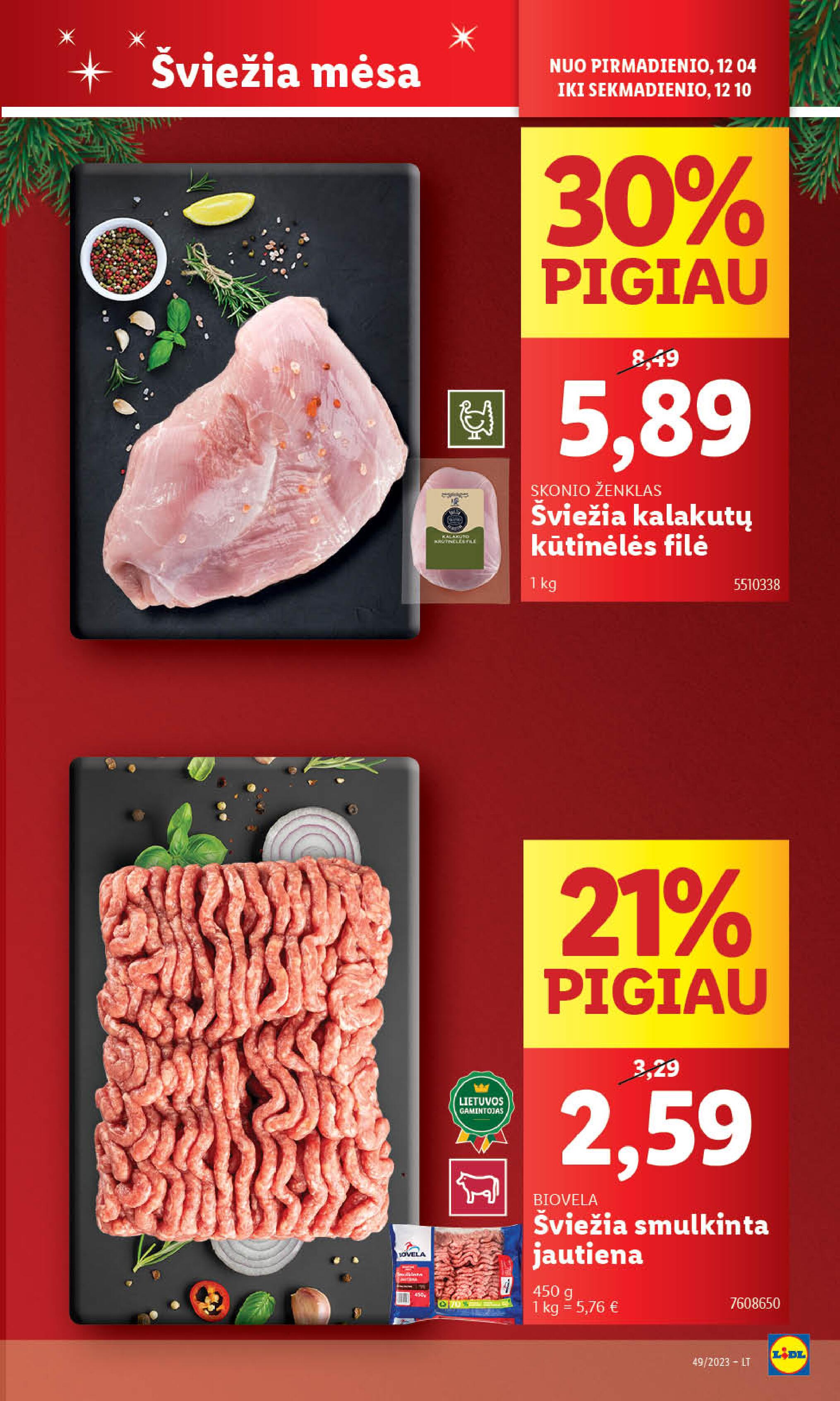 Naujausias LIDL kaininis katalogas 2023.12.04 - 2023.12.10