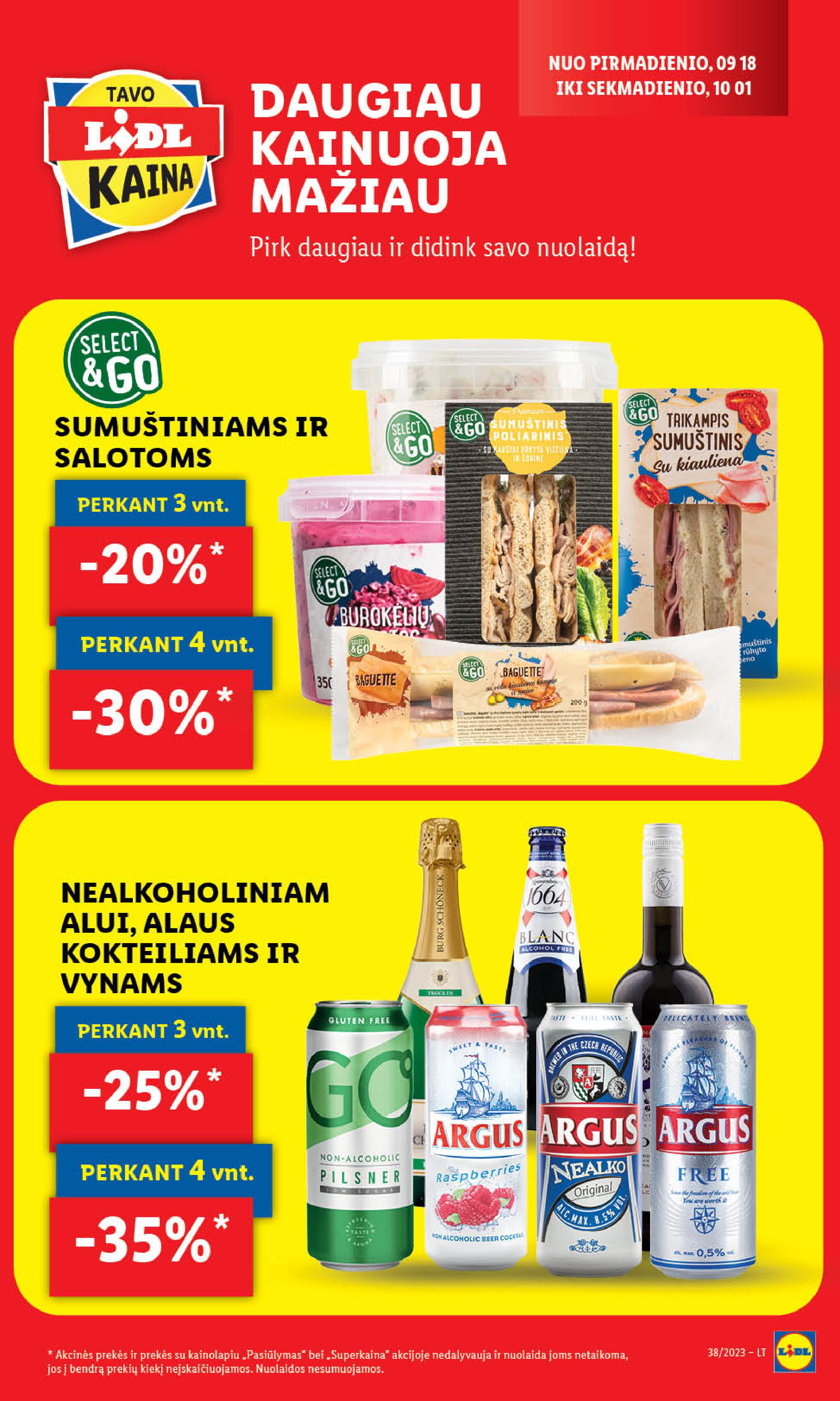 Naujausias LIDL kaininis katalogas 2023.09.18 - 2023.09.24