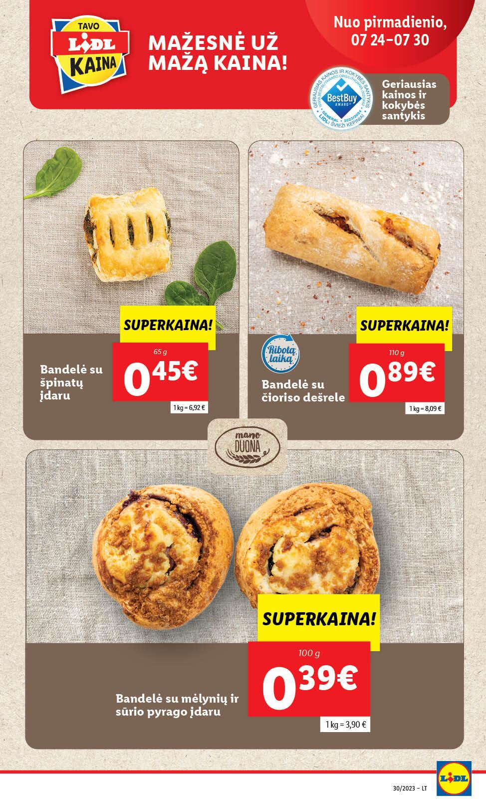 Naujausias LIDL kaininis katalogas 2023.07.24 - 2023.07.30