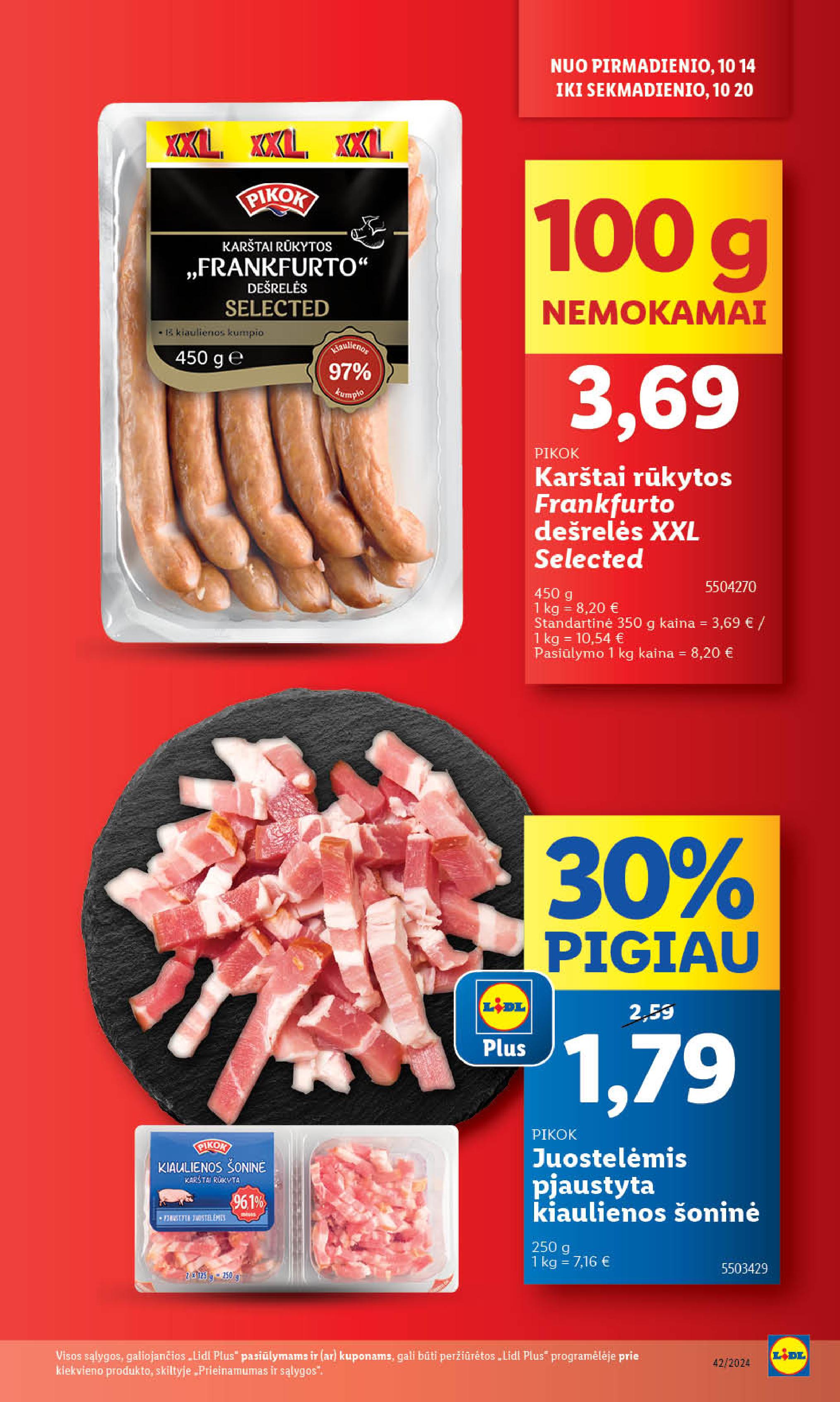 Naujausias LIDL kaininis katalogas 2024.10.14 - 2024.10.20