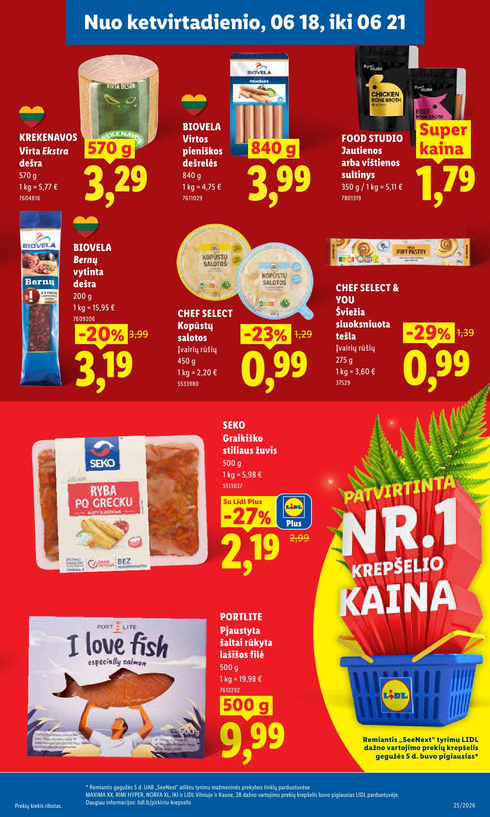 Naujausias LIDL kaininis katalogas 2026.06.15 - 2026.06.21