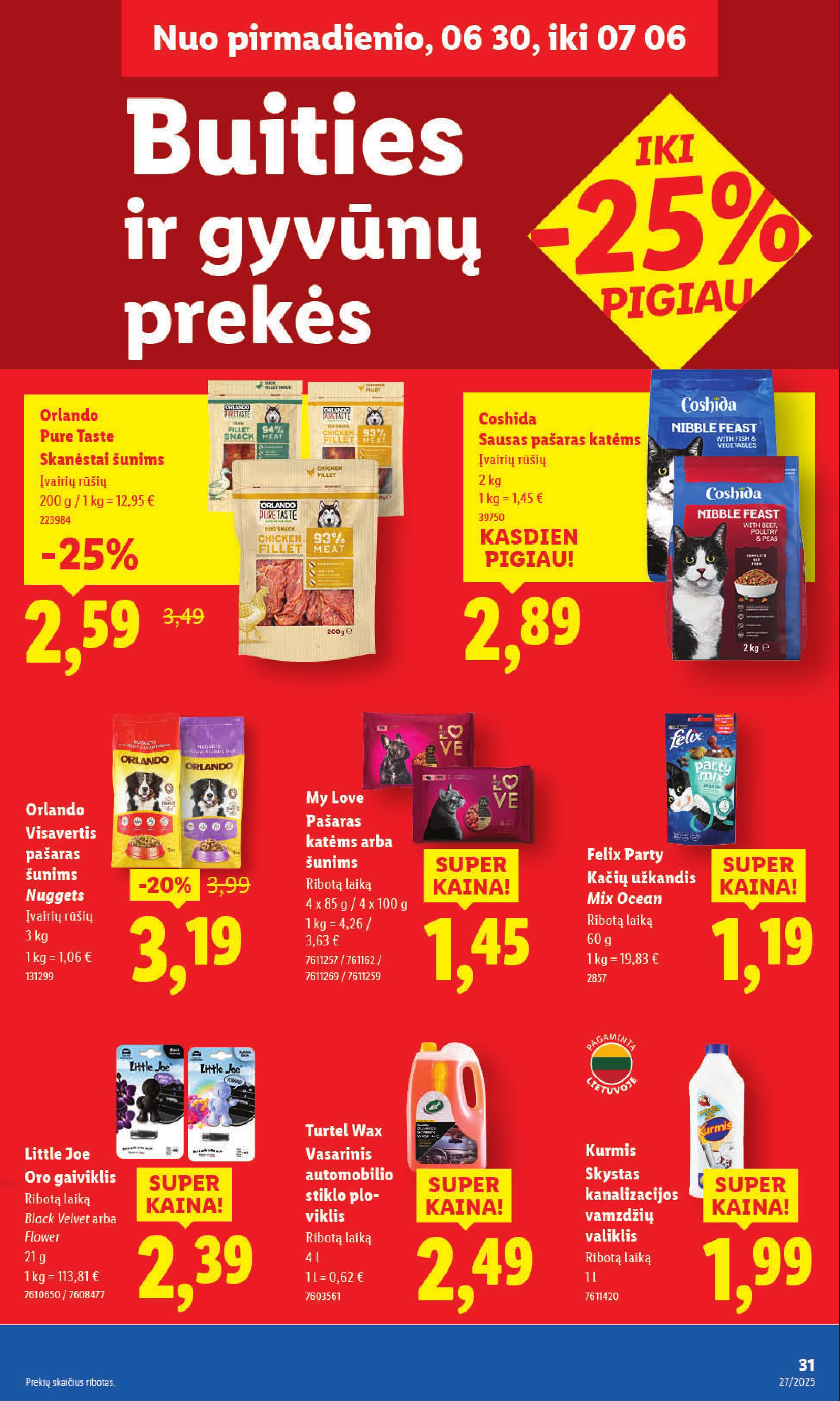 Naujausias LIDL kaininis katalogas 2025.06.30 - 2025.07.06