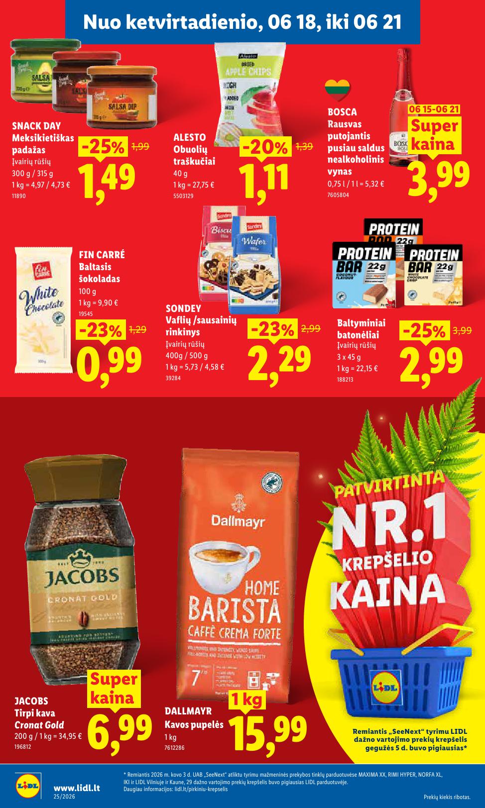 Naujausias LIDL kaininis katalogas 2026.06.15 - 2026.06.21