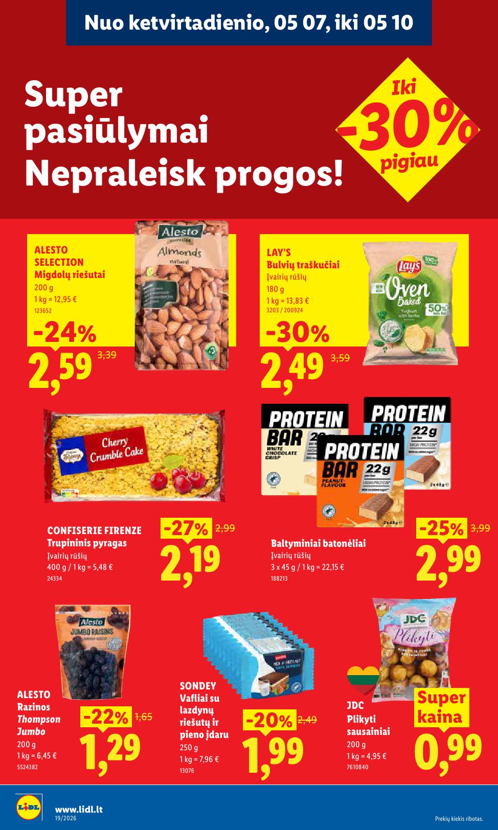 Naujausias LIDL kaininis katalogas 2026.05.04 - 2026.05.10