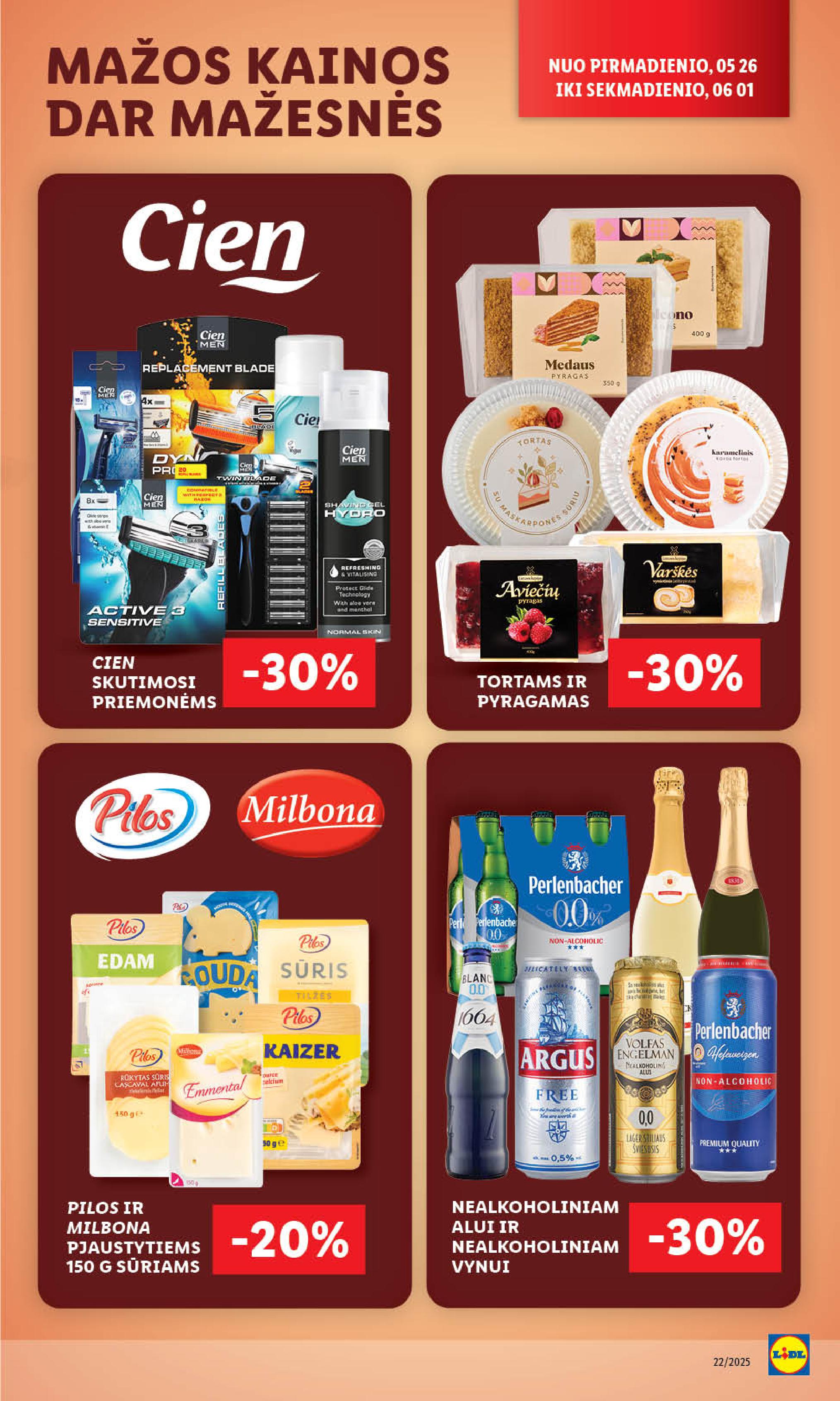 Naujausias LIDL kaininis katalogas 2025.05.26 - 2025.06.01