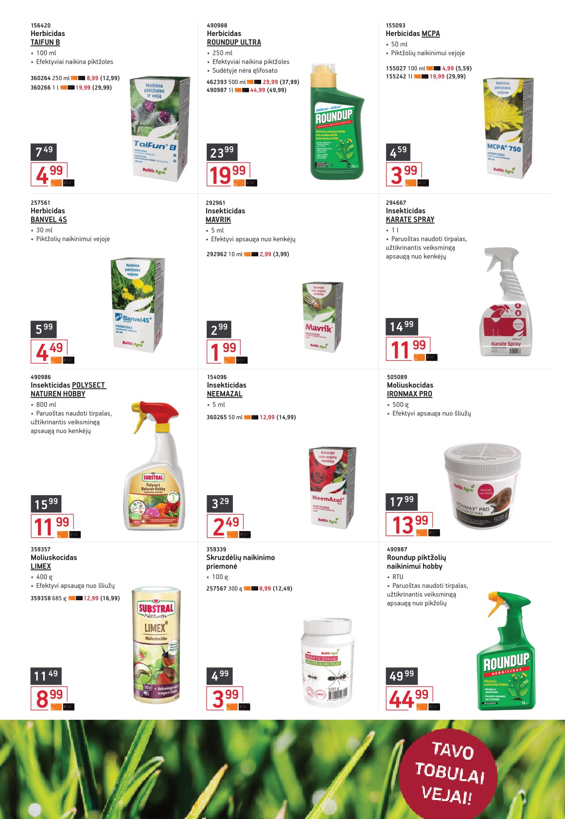 ERMITAŽAS Pavasario katalogas 2026 galioja 2026.04.01 iki 2026.05.03