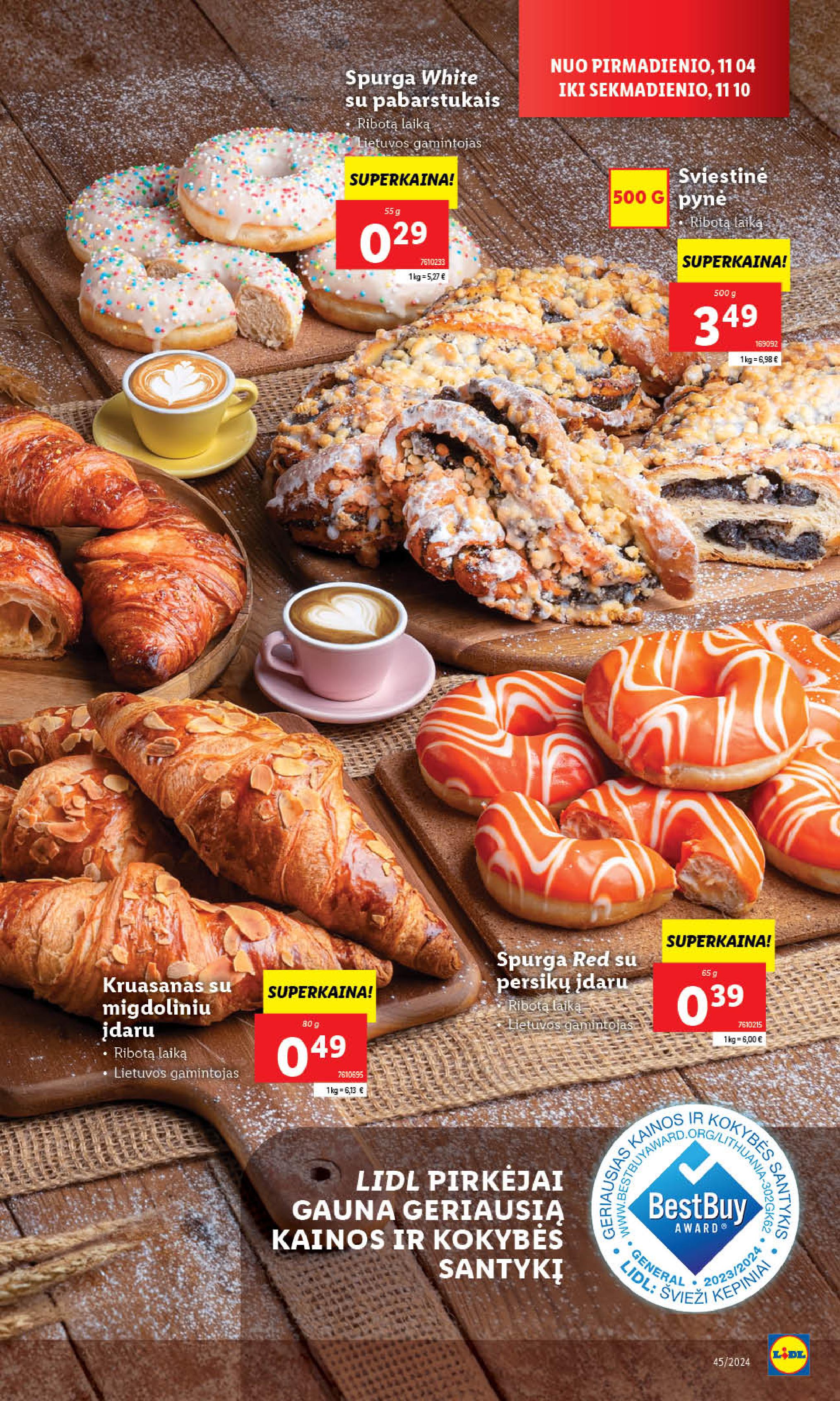 Naujausias LIDL kaininis katalogas 2024.11.04 - 2024.11.10