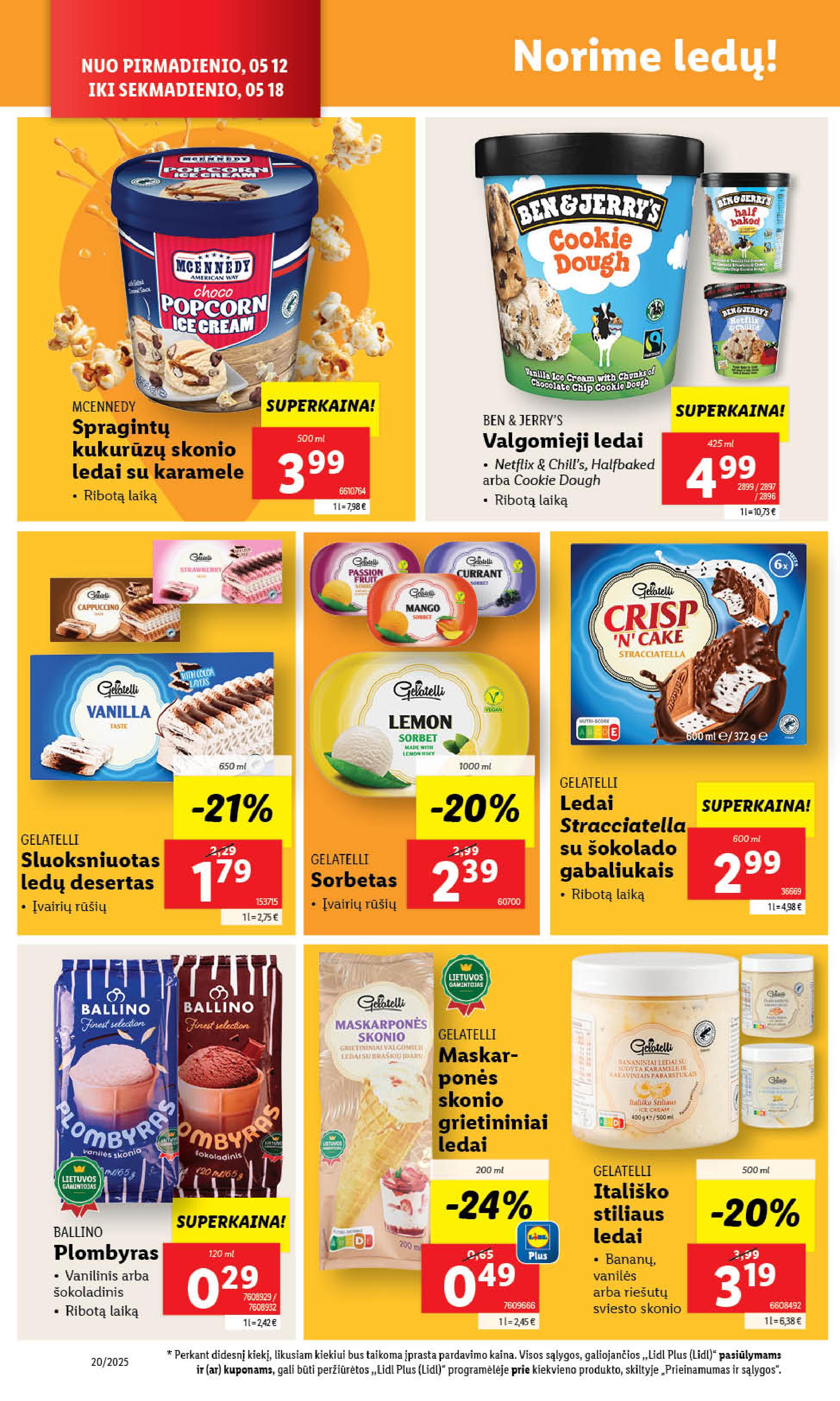 Naujausias LIDL kaininis katalogas 2025.05.12 - 2025.05.18