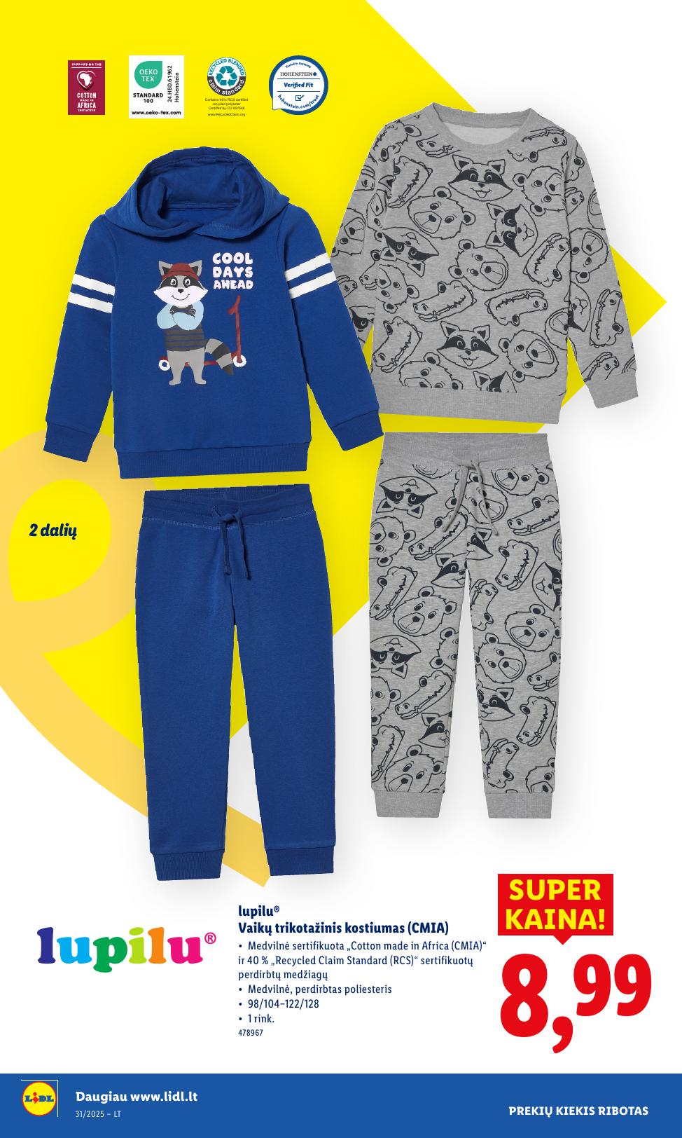 LIDL ne maisto prekių leidinys 2025.07.28 - 2025.08.03