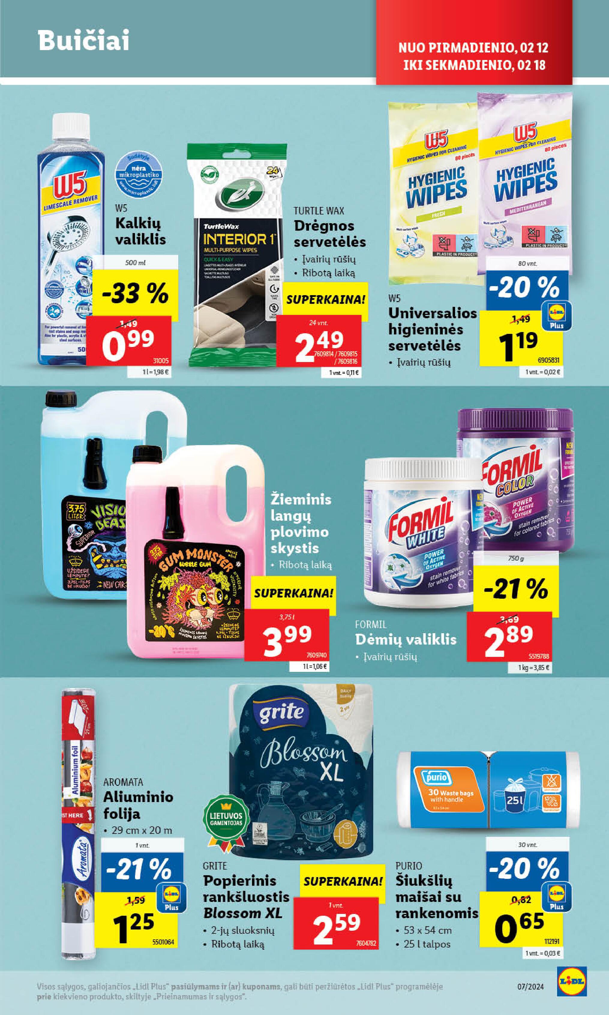 Naujausias LIDL kaininis katalogas 2024.02.12 - 2024.02.18