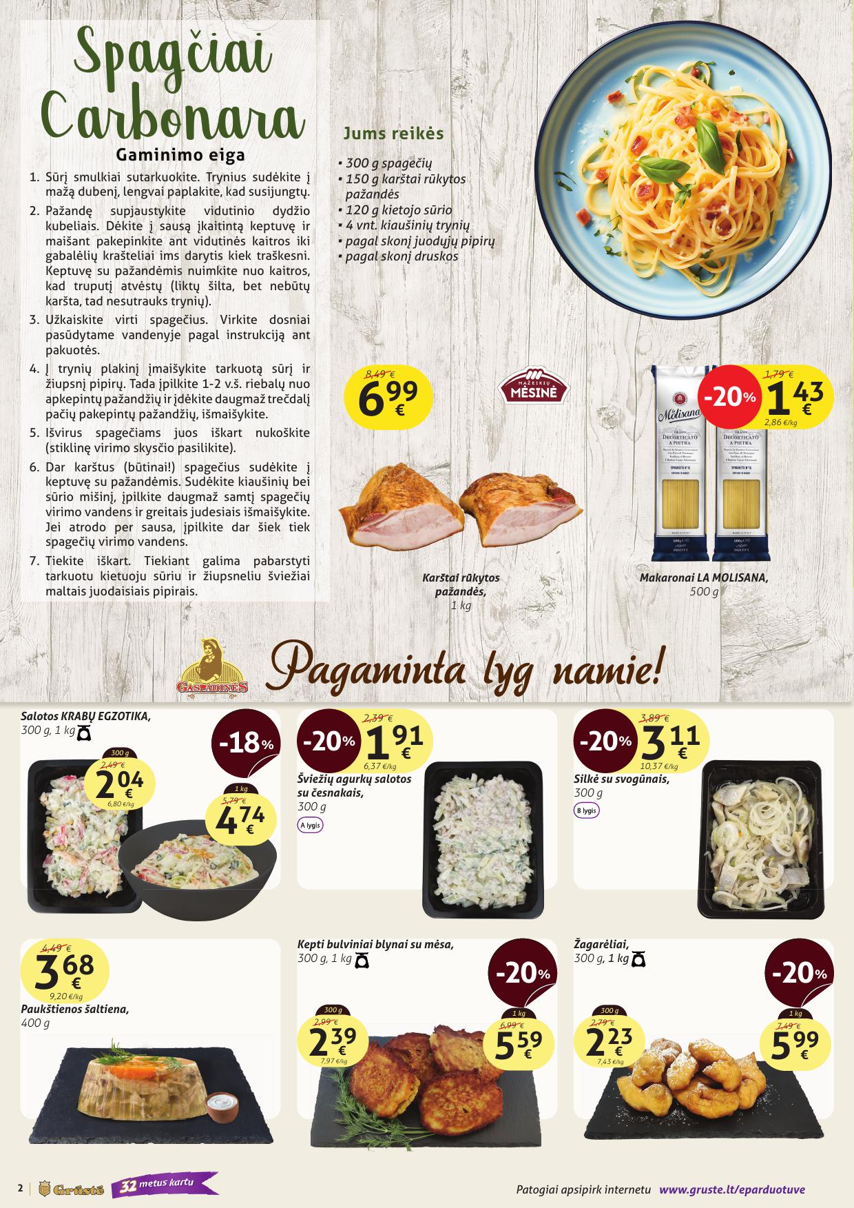 GRŪSTĖ akcijų ir nuolaidų leidinys 2025.07.01 - 2025.07.10