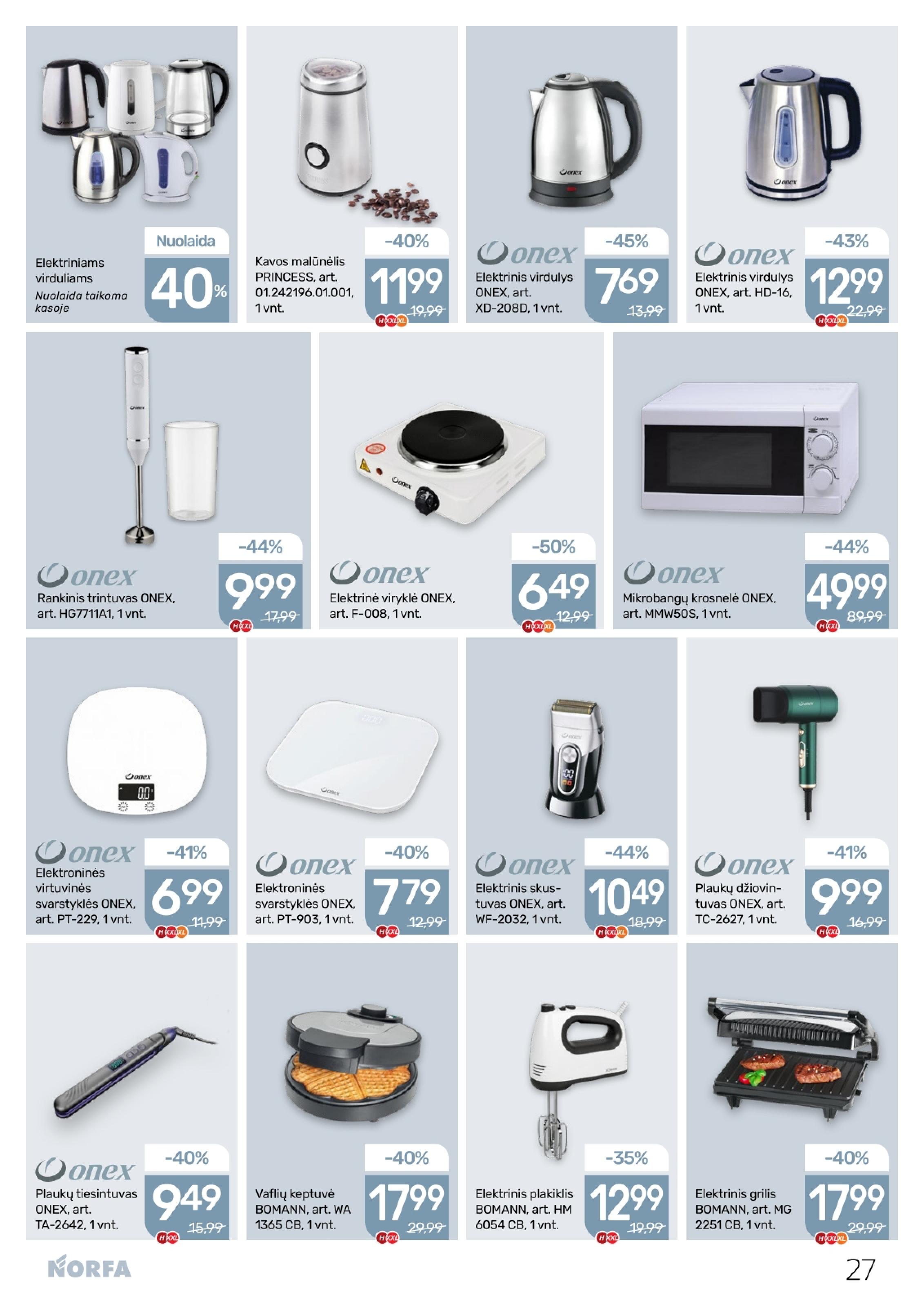 Naujausias NORFA kaininis katalogas 2026.04.16 - 2026.04.29