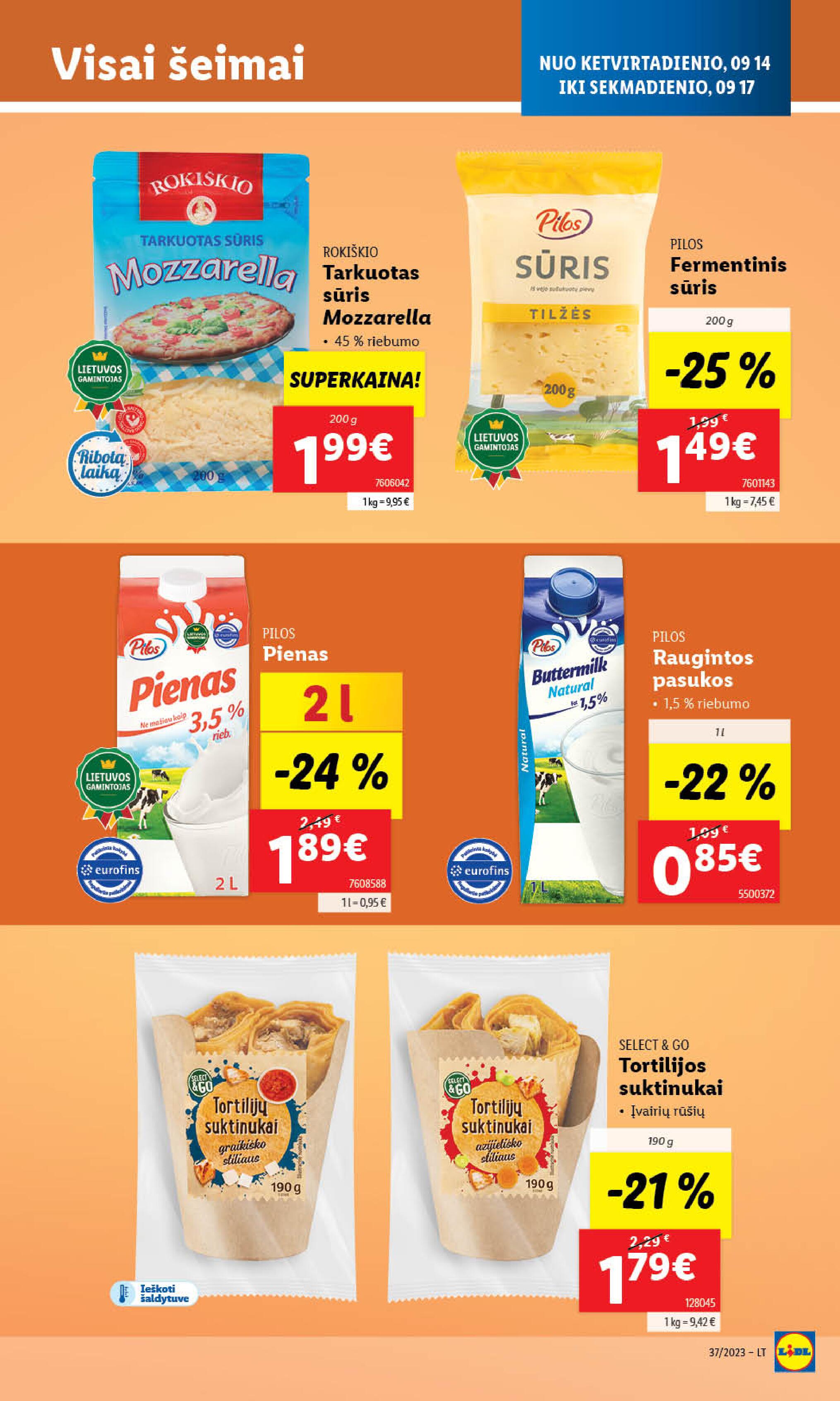 Naujausias LIDL kaininis katalogas 2023.09.11 - 2023.09.17