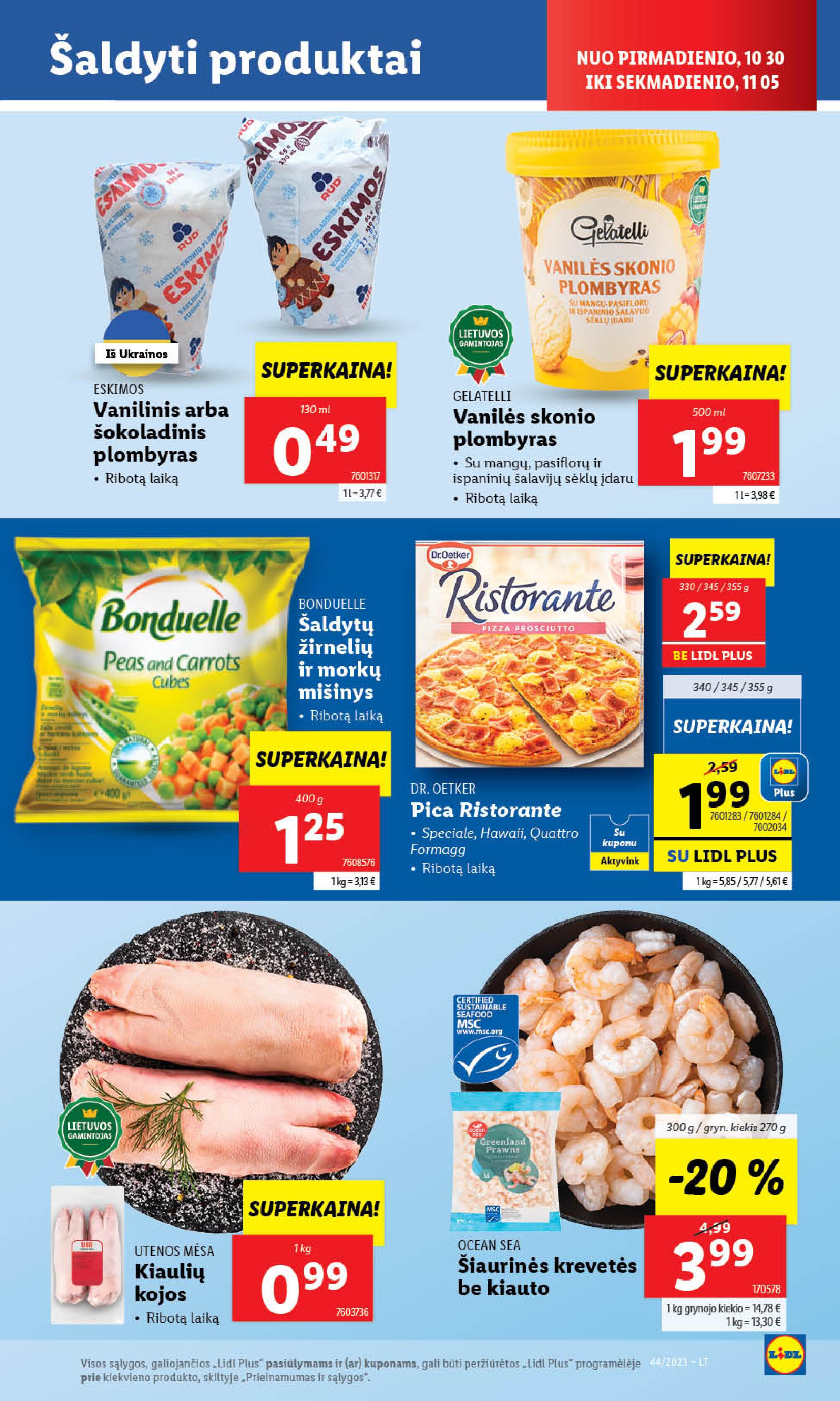Naujausias LIDL kaininis katalogas 2023.10.30 - 2023.11.05