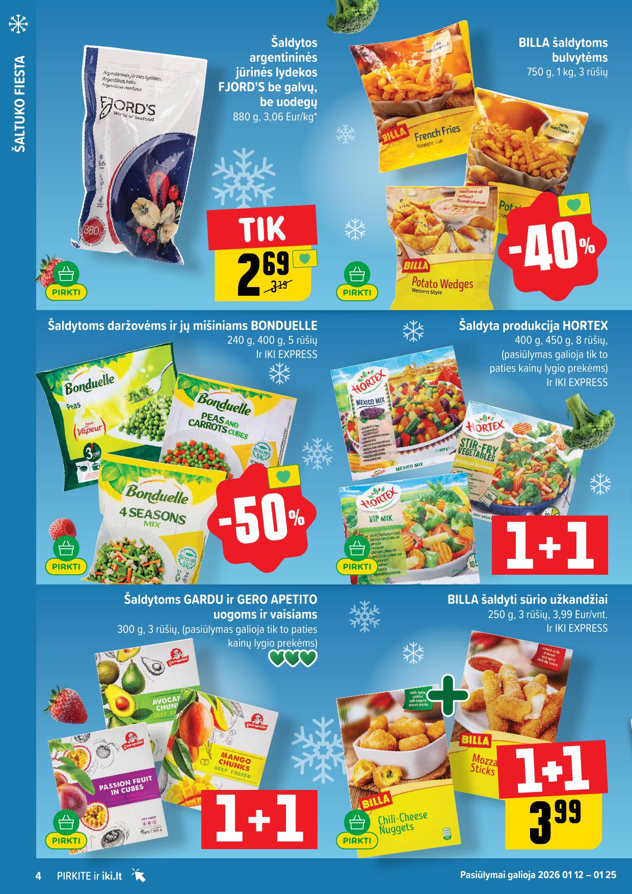 Naujausias IKI kaininis katalogas 2026.01.12 - 2026.01.18