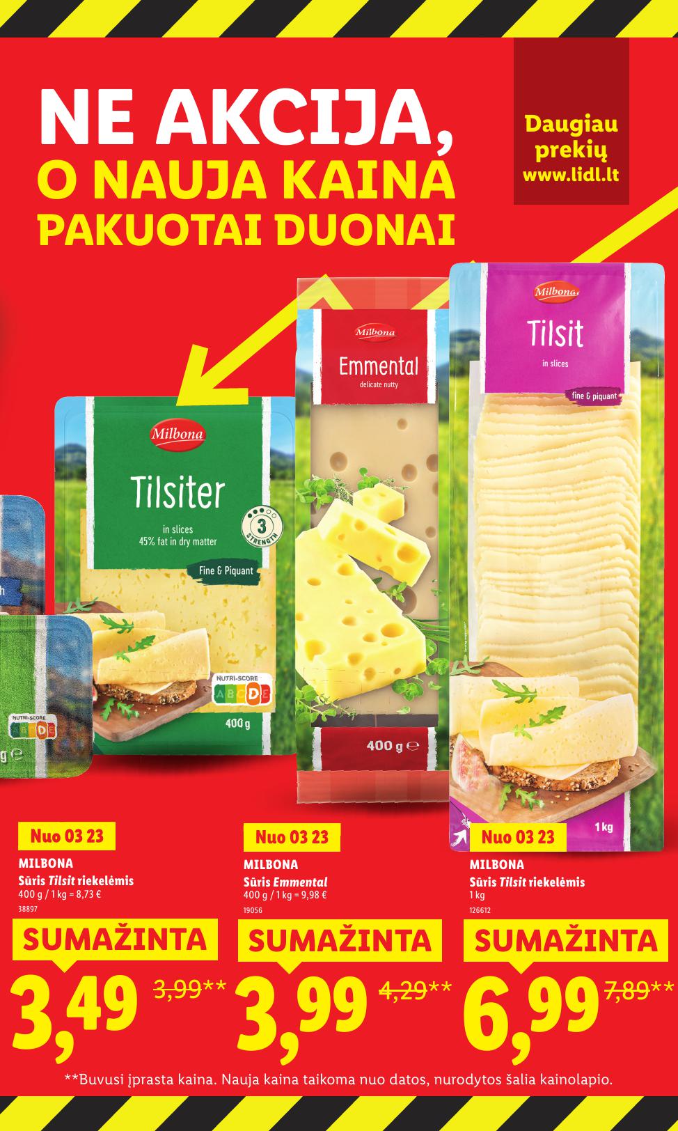 LIDL katalogas "Didysis kainų mažinimas"