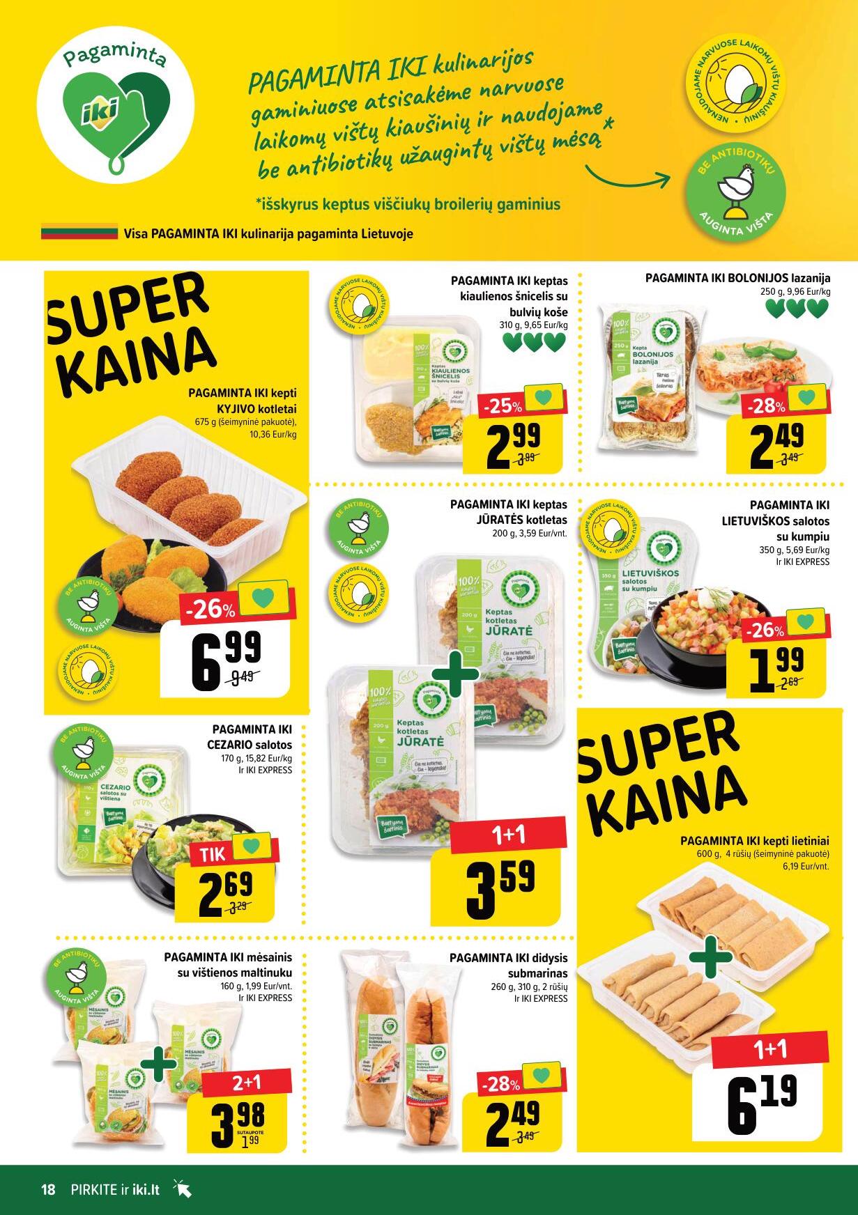 Naujausias IKI kaininis katalogas 2023.10.16 - 2023.10.22