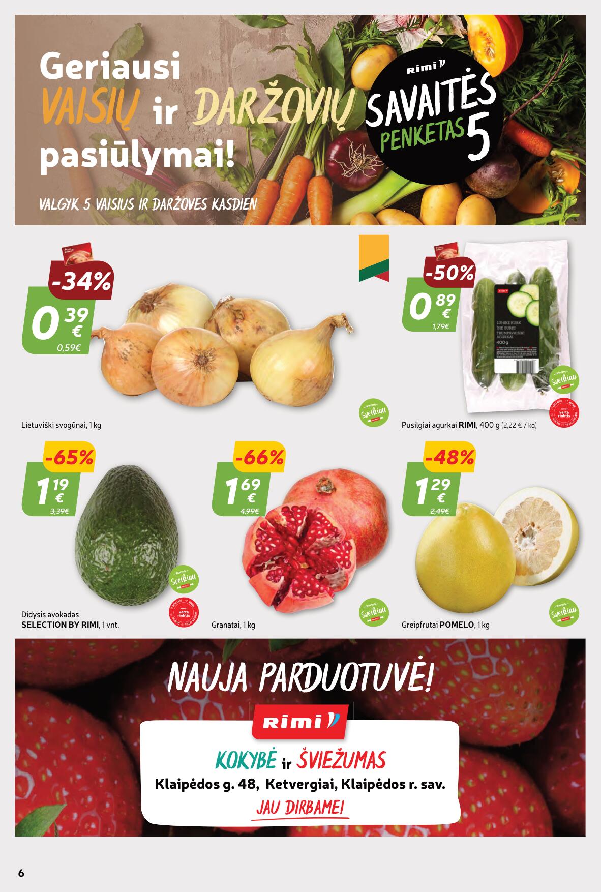 Naujausias RIMI kaininis katalogas 2023.10.31 - 2023.11.06