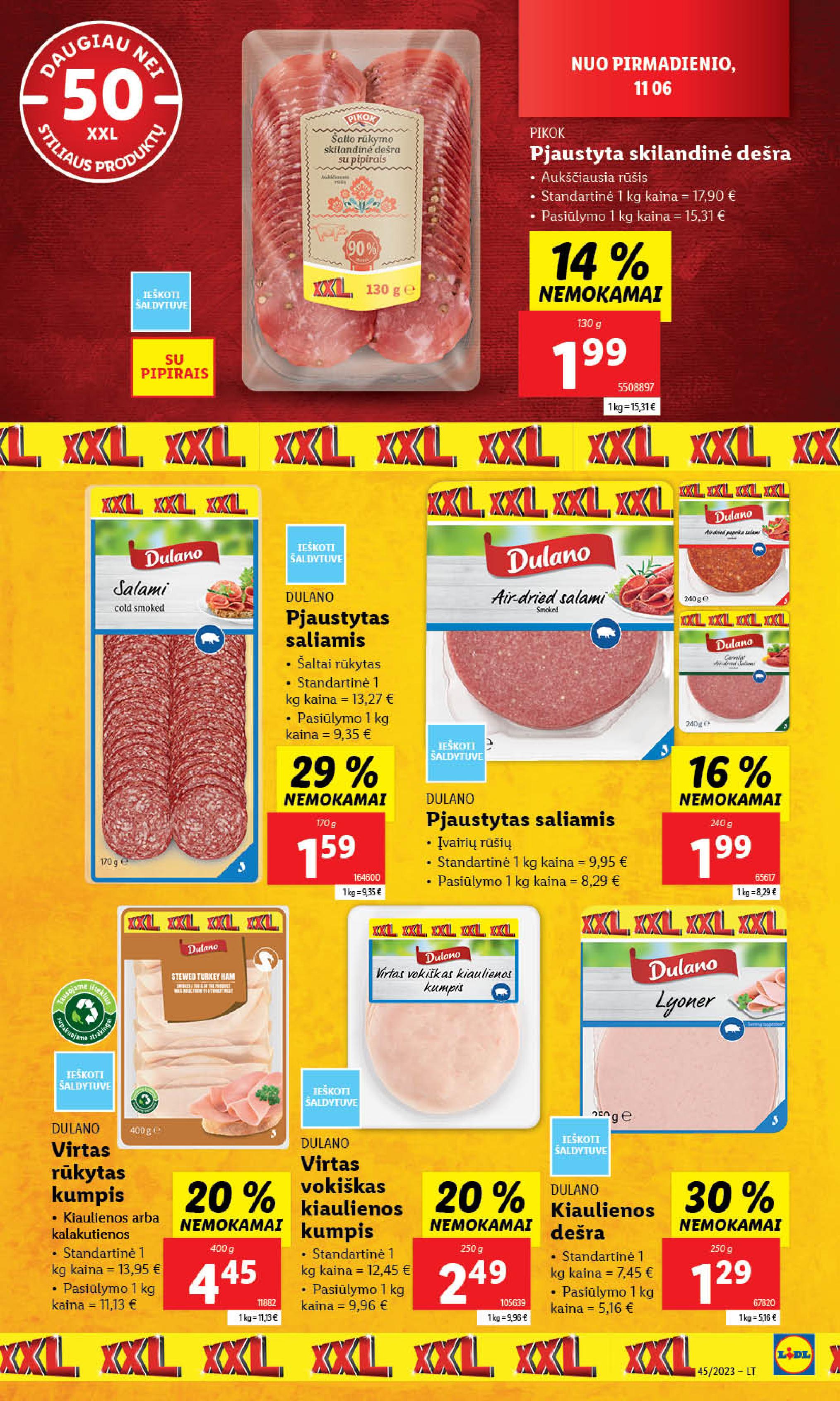 Naujausias LIDL kaininis katalogas 2023.11.06 - 2023.11.12