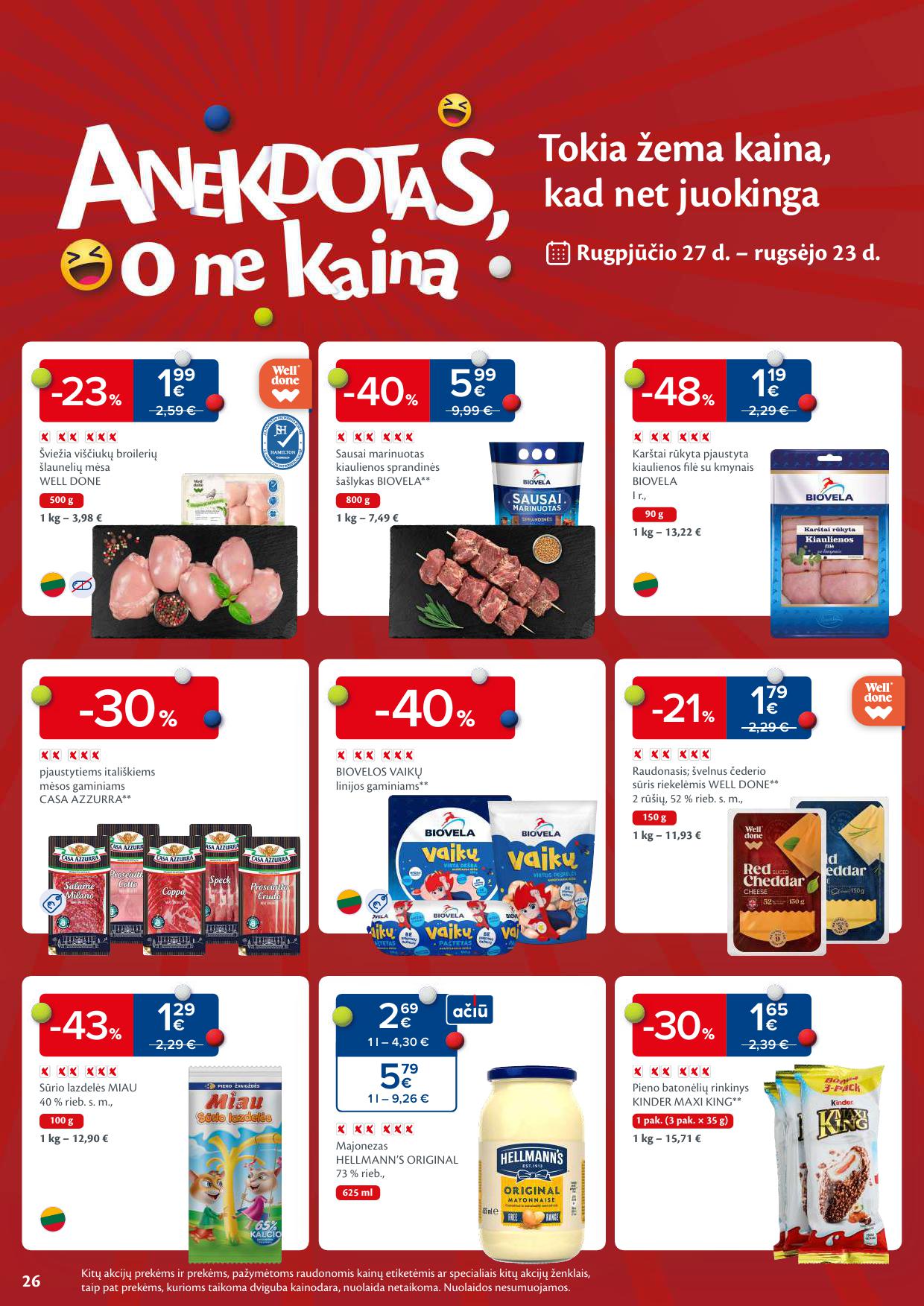 Naujausias MAXIMA kaininis katalogas 2024.08.27 - 2024.09.02