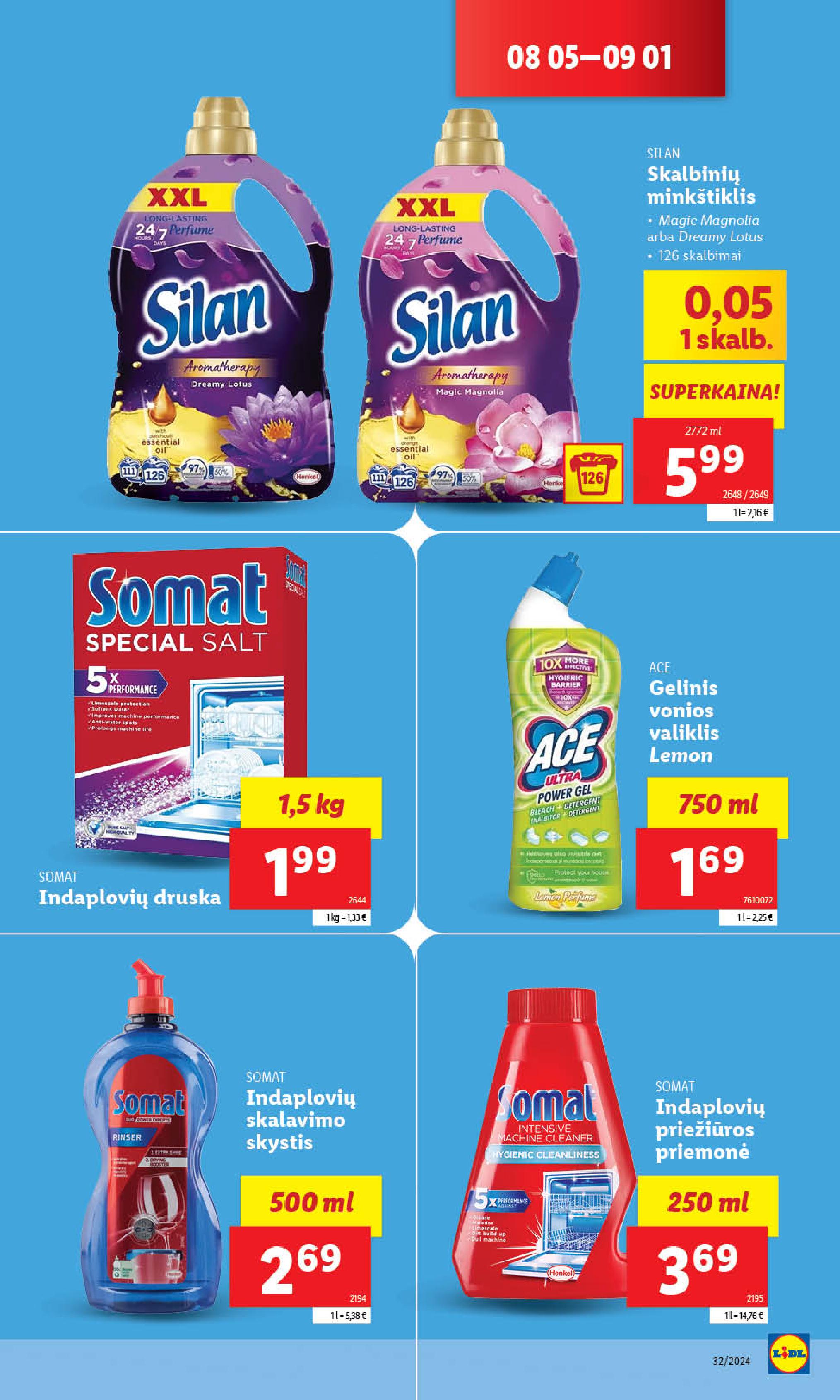 Naujausias LIDL kaininis katalogas 2024.08.05 - 2024.08.11