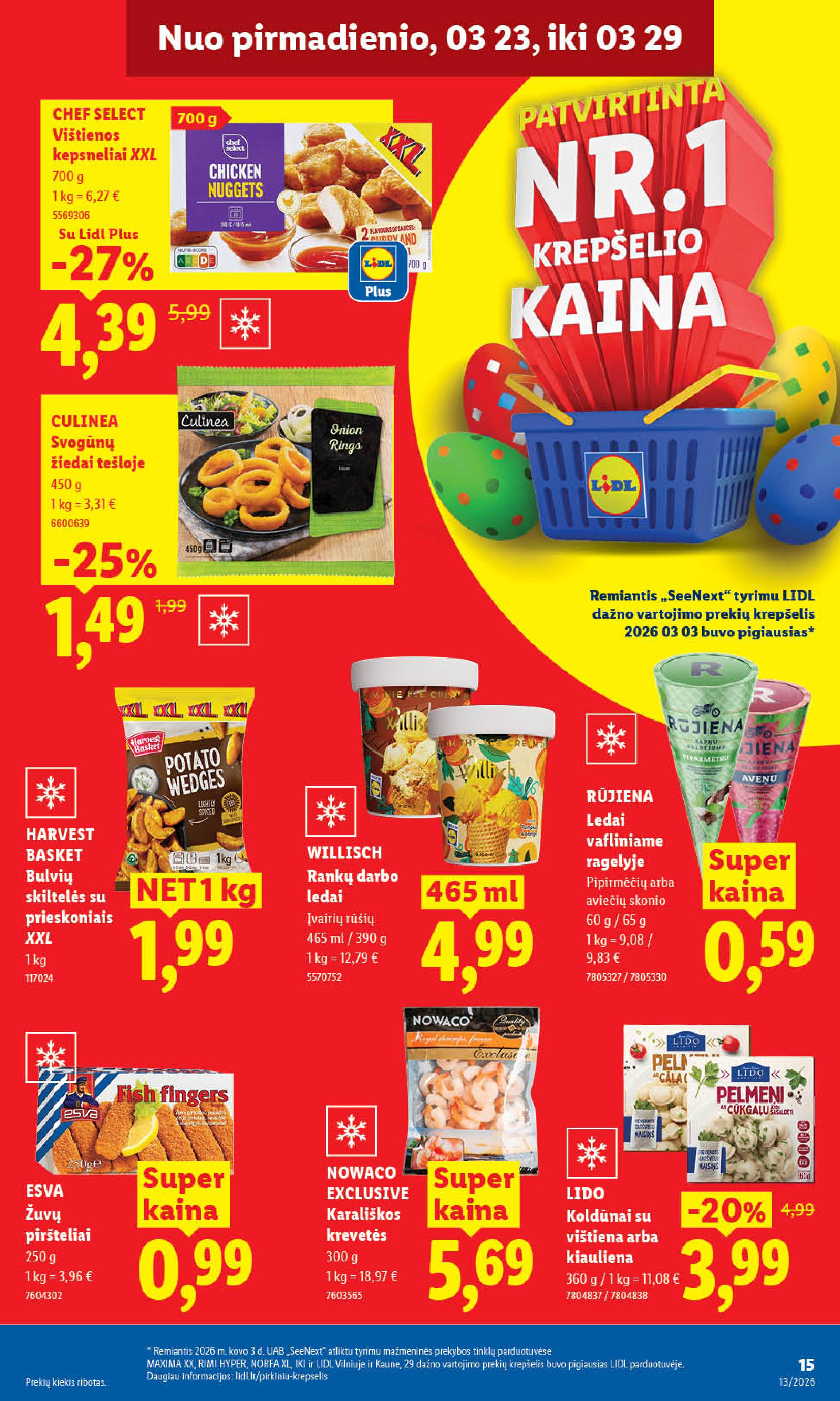 Naujausias LIDL kaininis katalogas 2026.03.23 - 2026.03.29