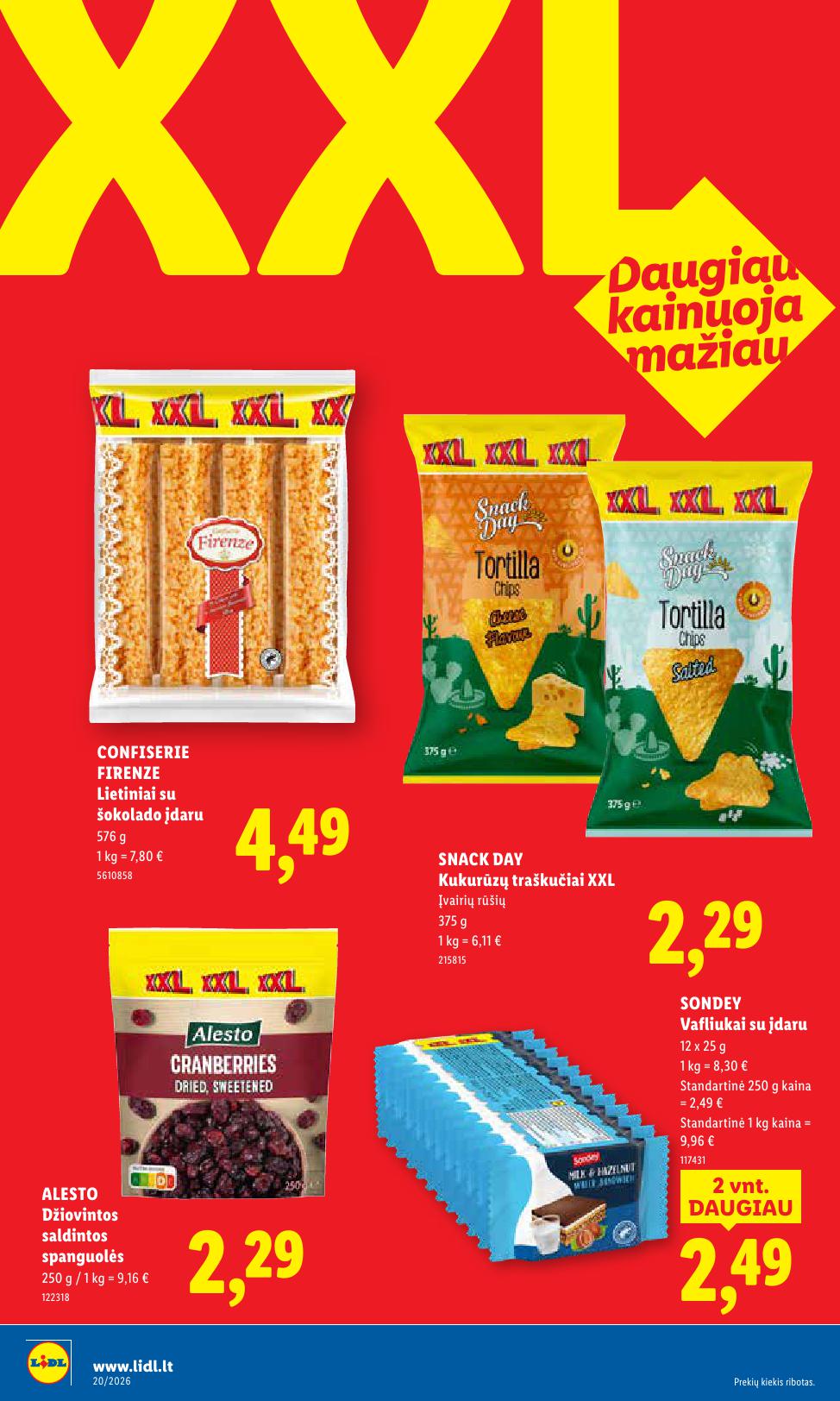 Naujausias LIDL kaininis katalogas 2026.05.11 - 2026.05.17