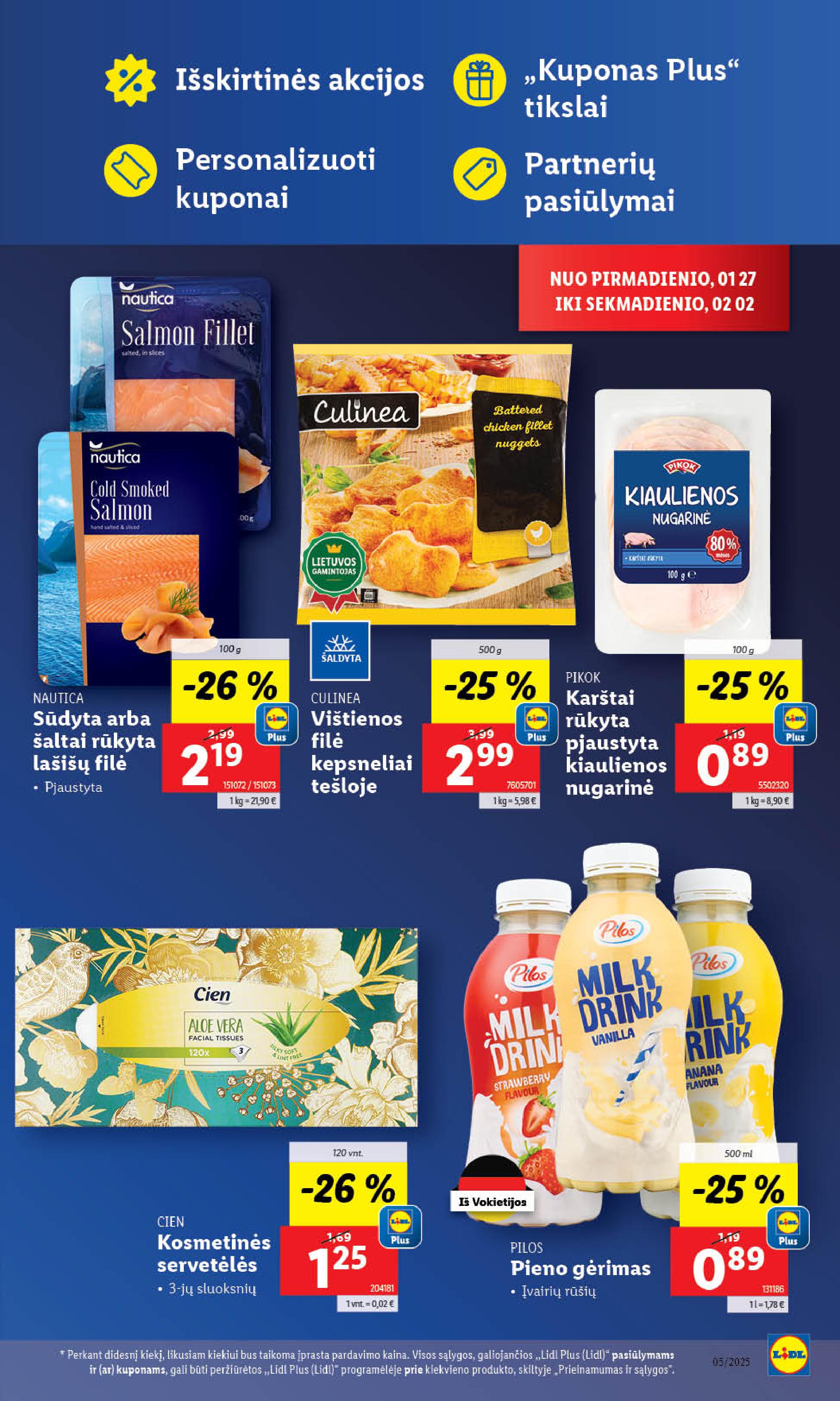 Naujausias LIDL kaininis katalogas 2025.01.27 - 2025.02.02