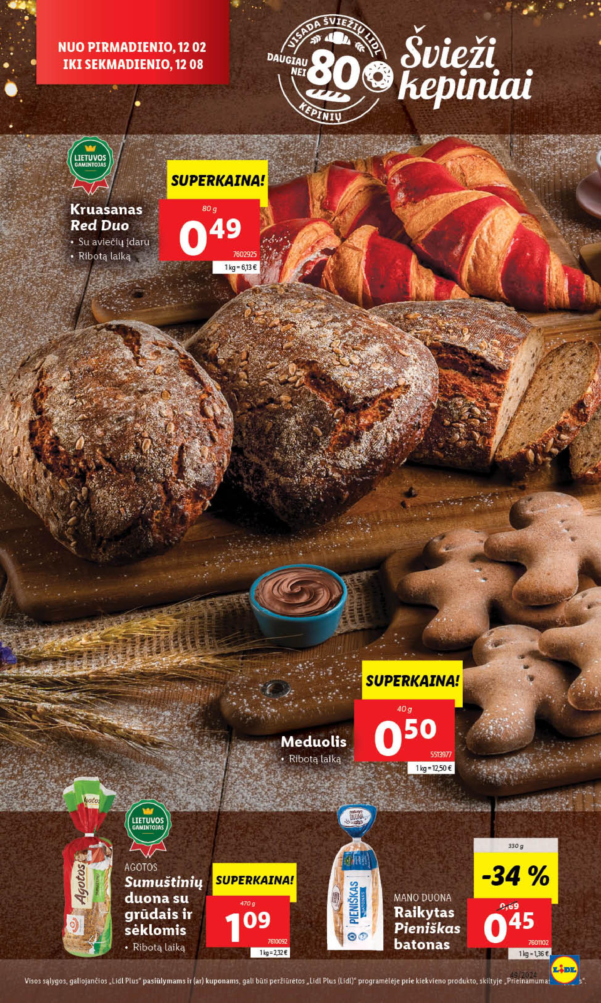 Naujausias LIDL kaininis katalogas 2024.12.02 - 2024.12.08