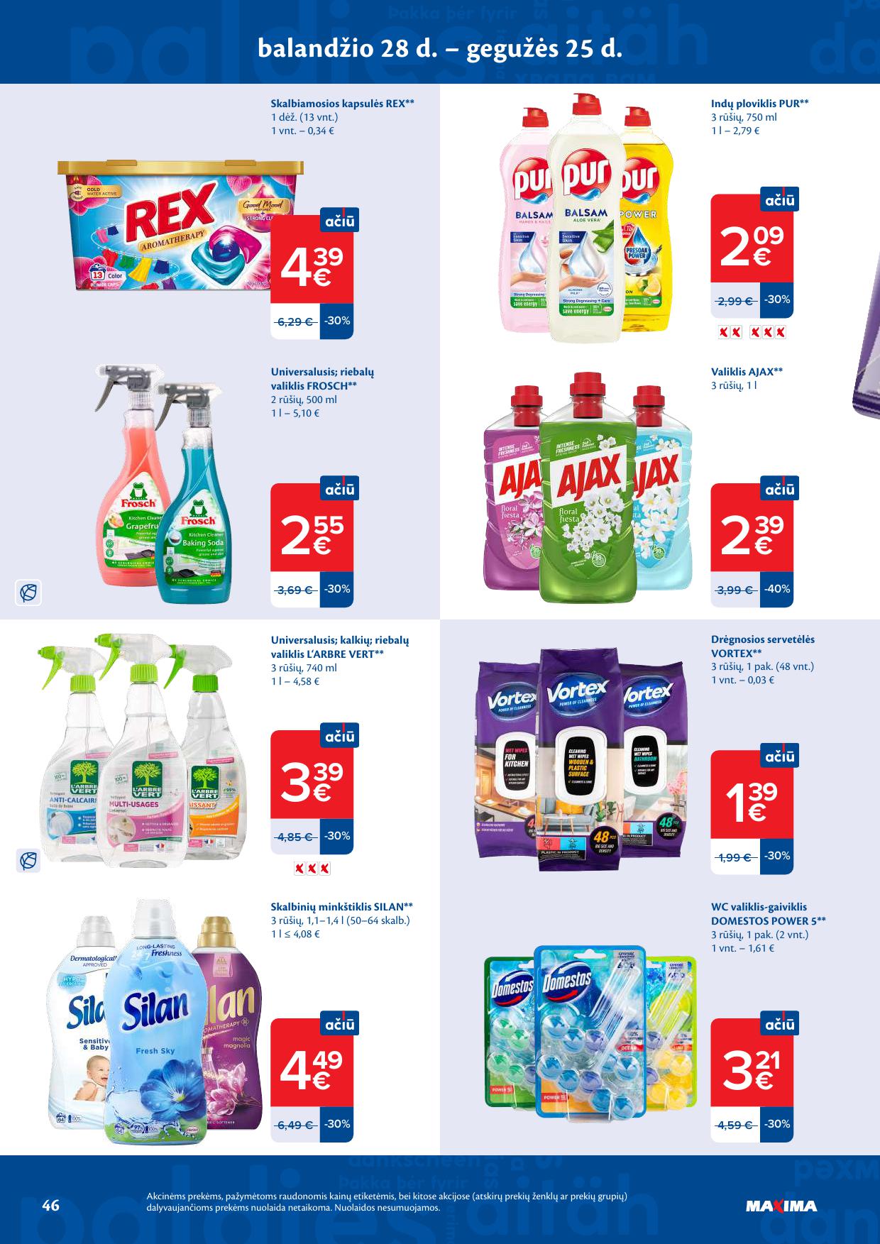 Naujausias MAXIMA kaininis katalogas 2026.04.28 - 2026.05.04