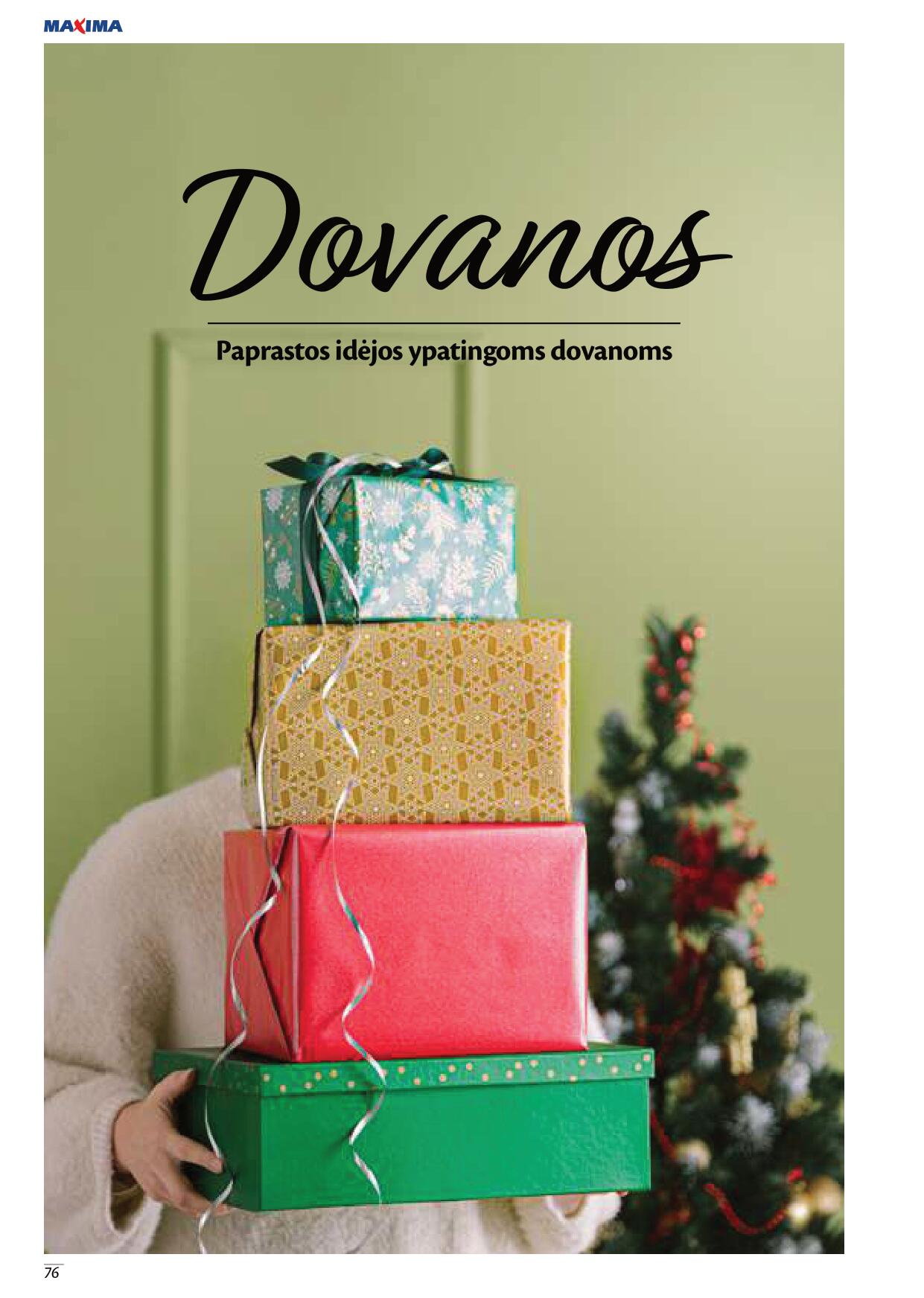 MAXIMA kainų leidinys „Kalėdų Kalėdos“ 2022.11.17 - 2023.01.04