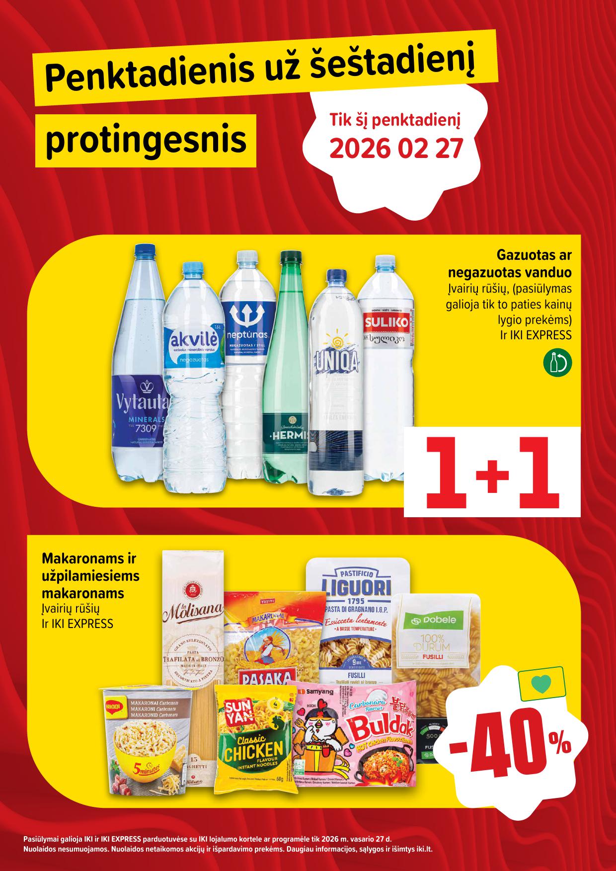 Naujausias IKI kaininis katalogas 2026.02.23 - 2026.03.01