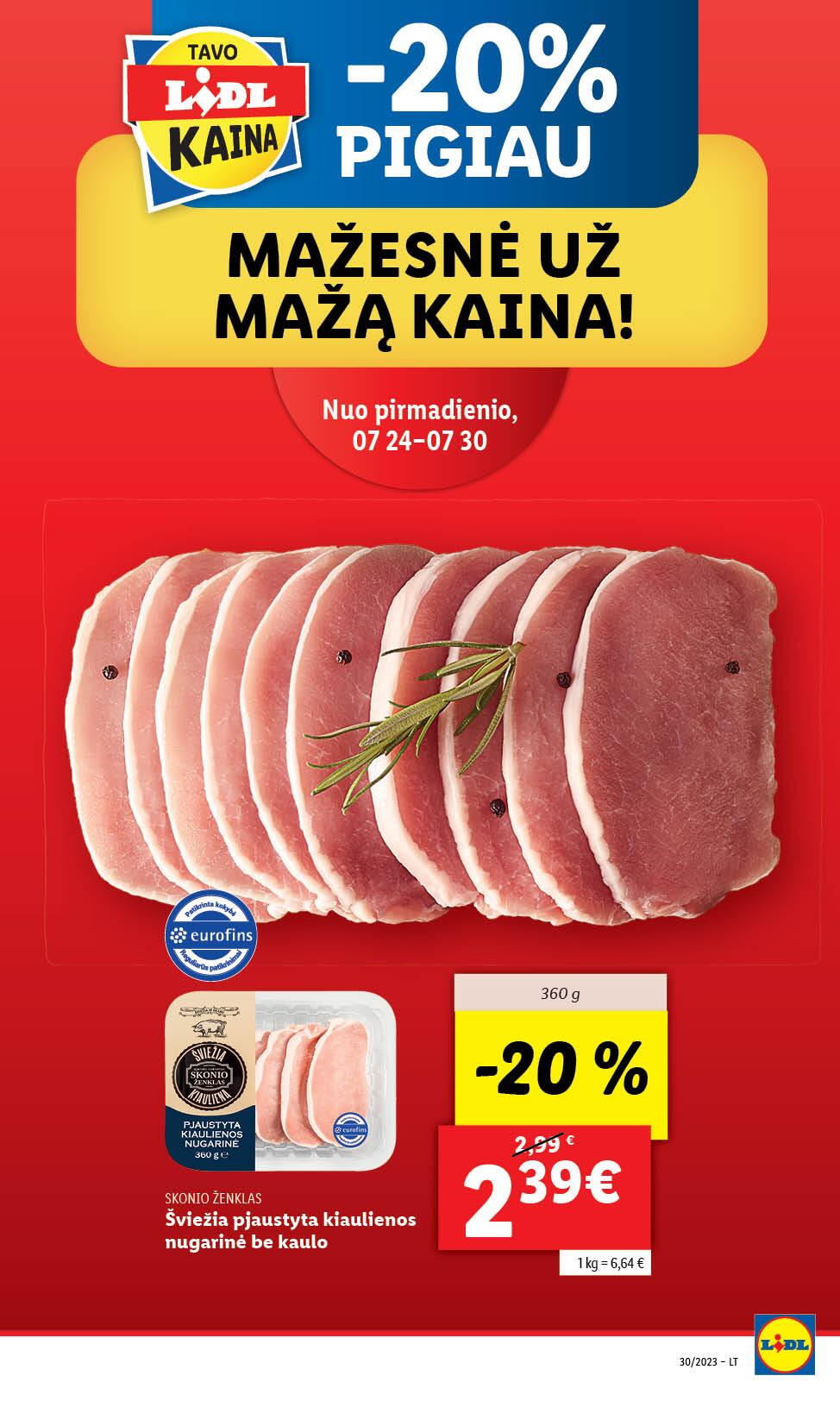 Naujausias LIDL kaininis katalogas 2023.07.24 - 2023.07.30