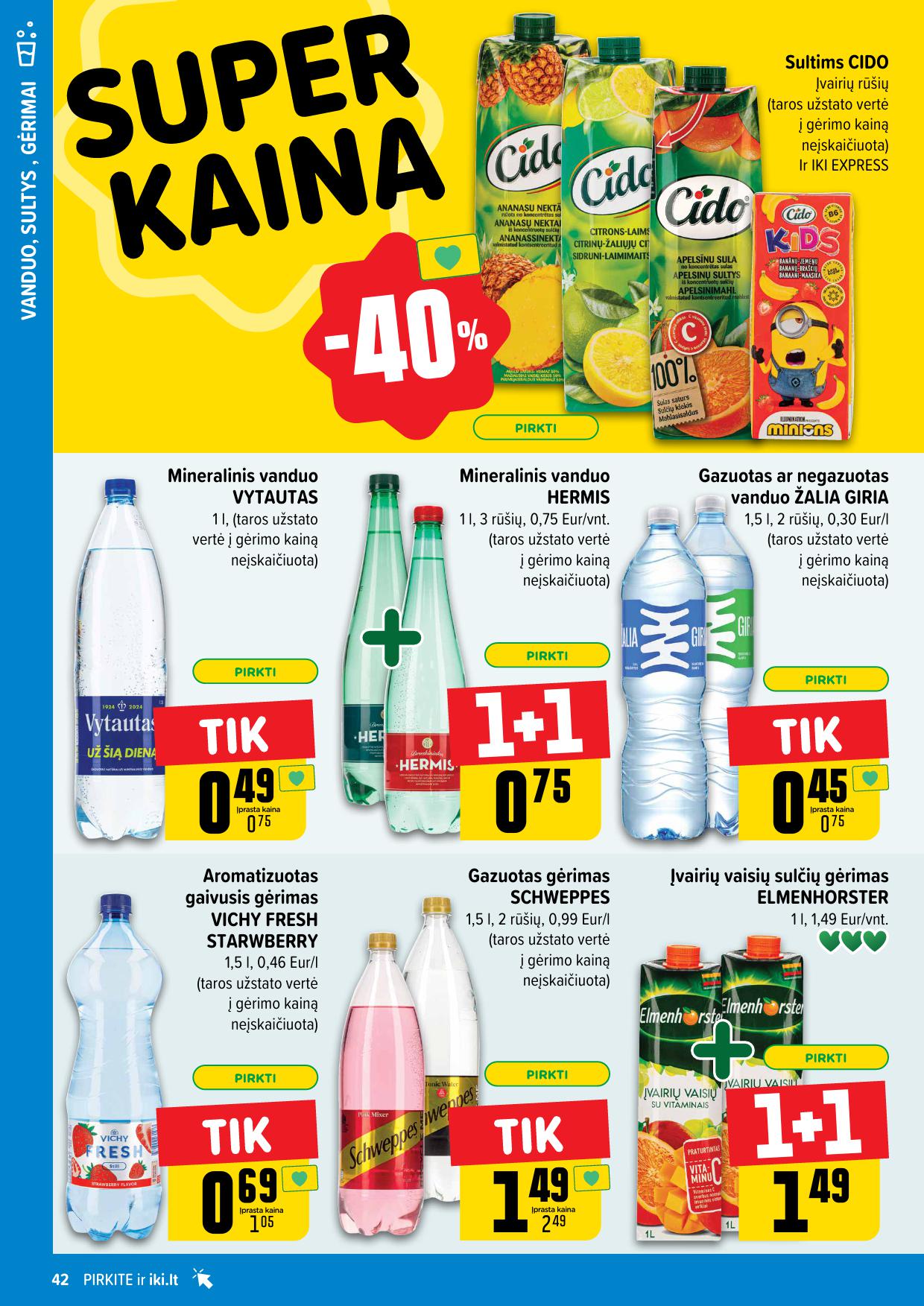 Naujausias IKI kaininis katalogas 2024.07.15 - 2024.07.21