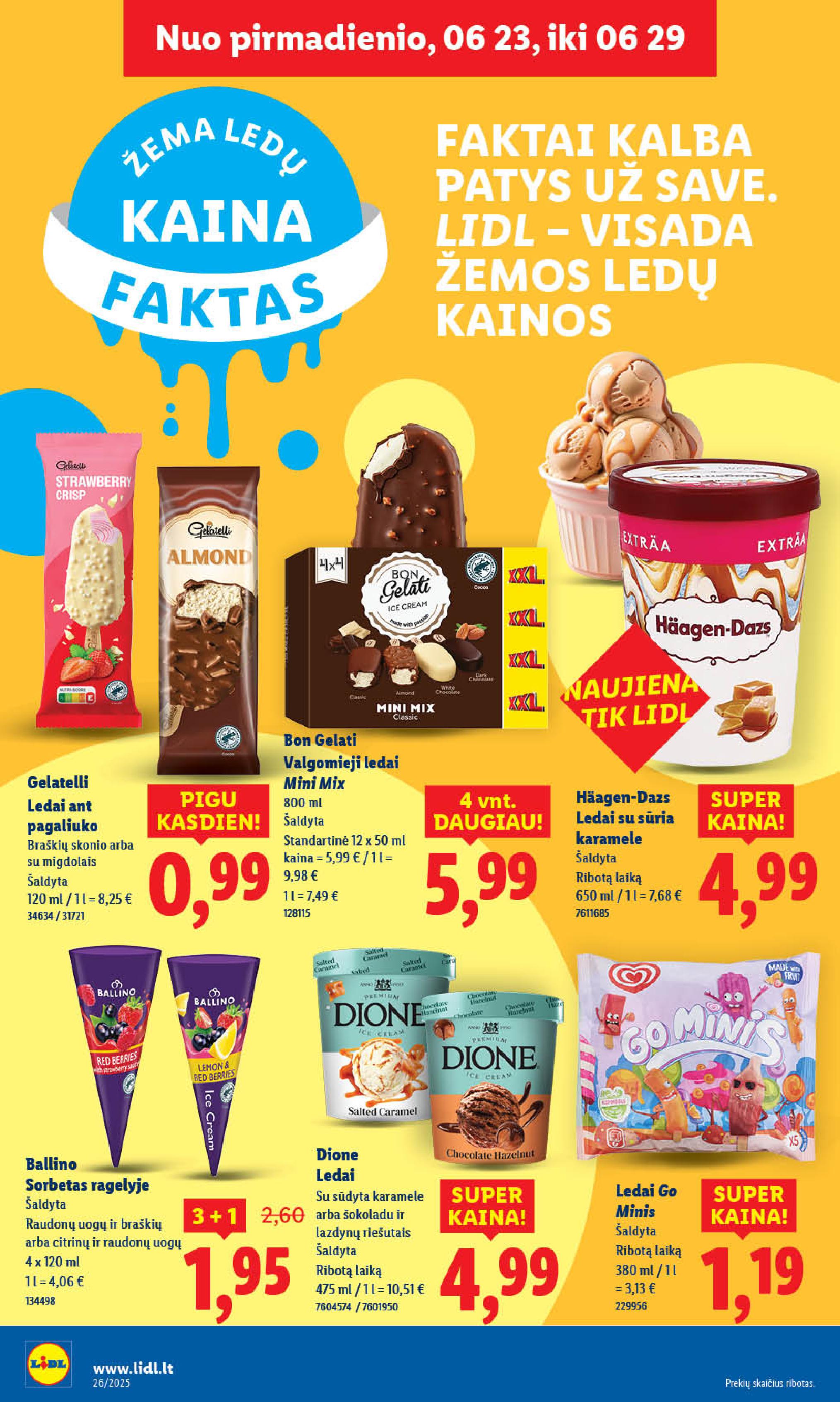 Naujausias LIDL kaininis katalogas 2025.06.23 - 2025.06.29
