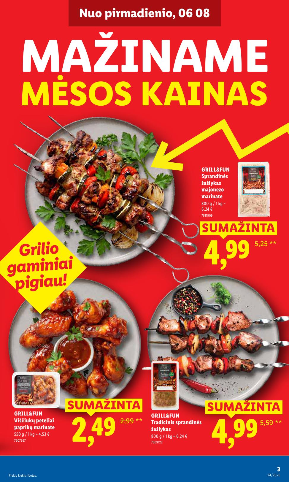 Naujausias LIDL kaininis katalogas 2026.06.08 - 2026.06.14