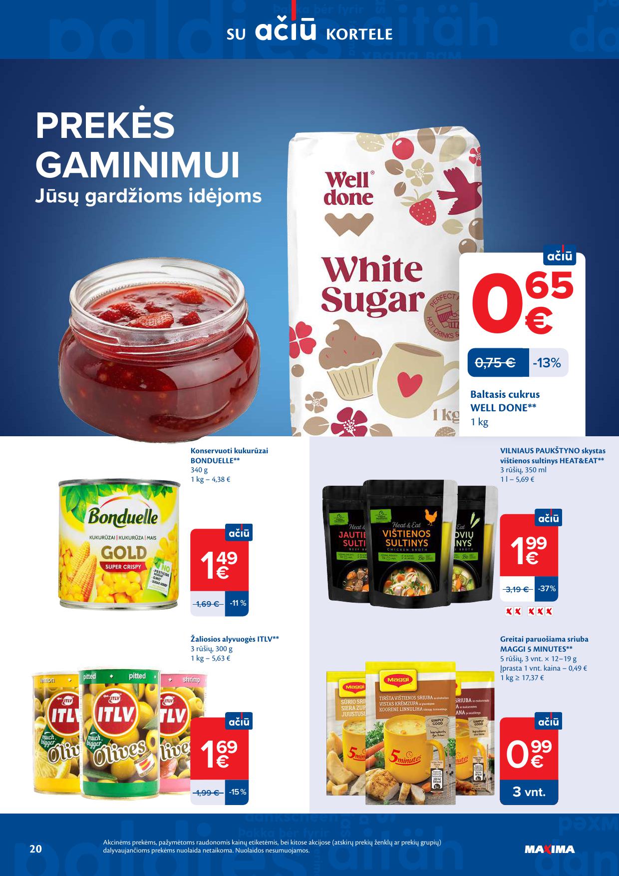 Naujausias MAXIMA kaininis katalogas 2026.03.31 - 2026.04.06